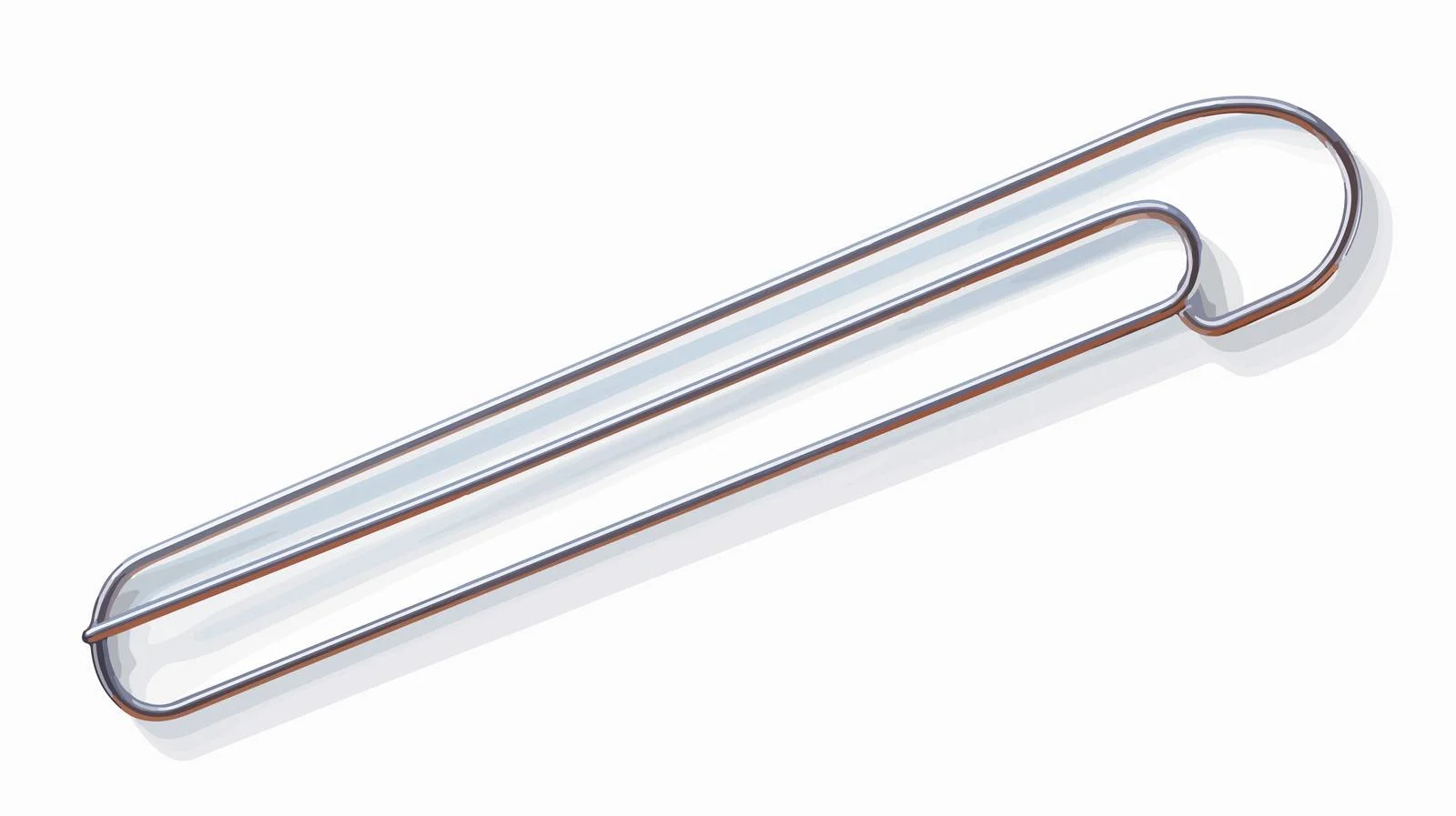 Transparent Metal Wire Paper Clip — free download from Dotvec
