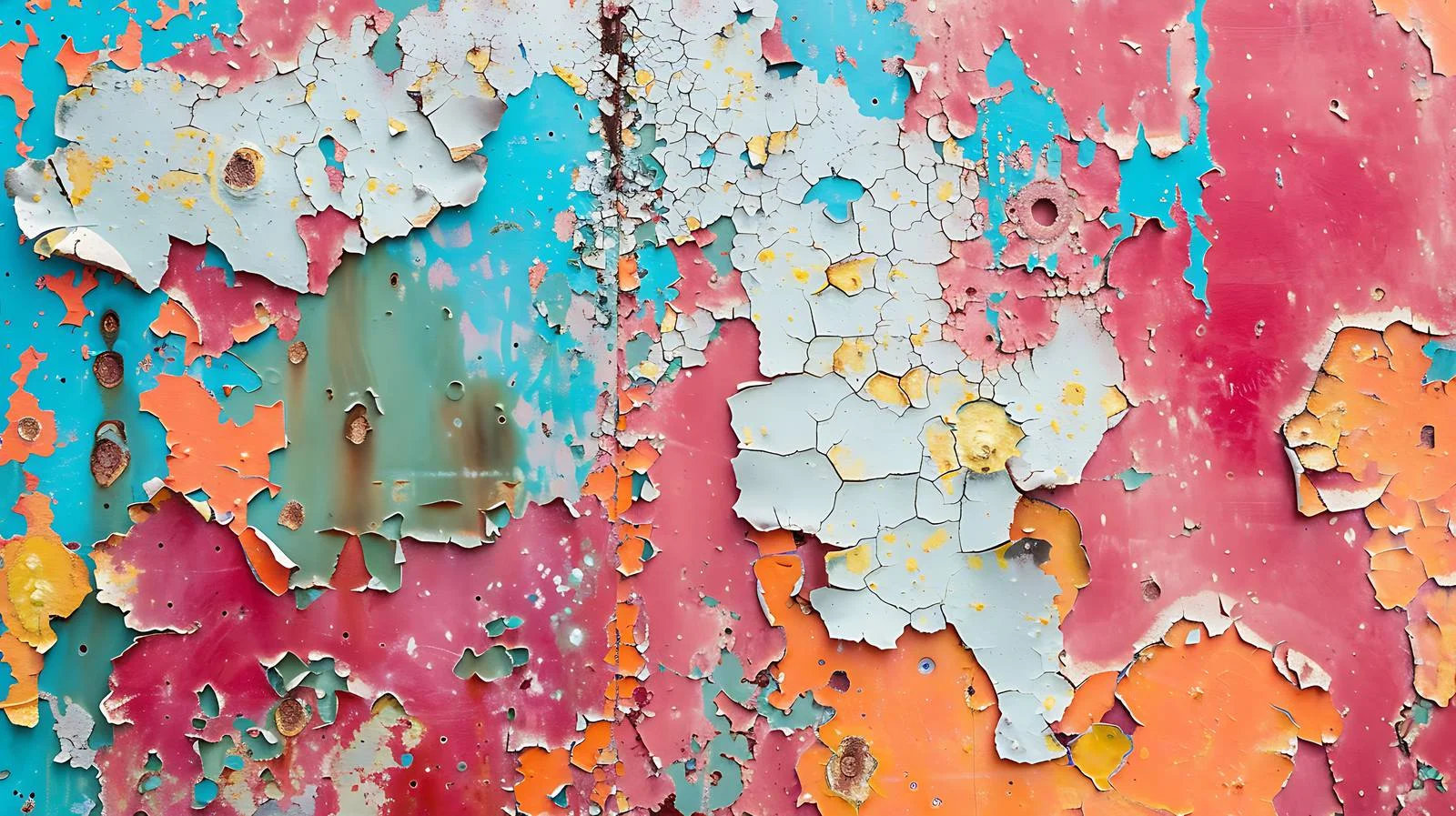 Vibrant Metallic Peeling Paint Background — free download from Dotvec
