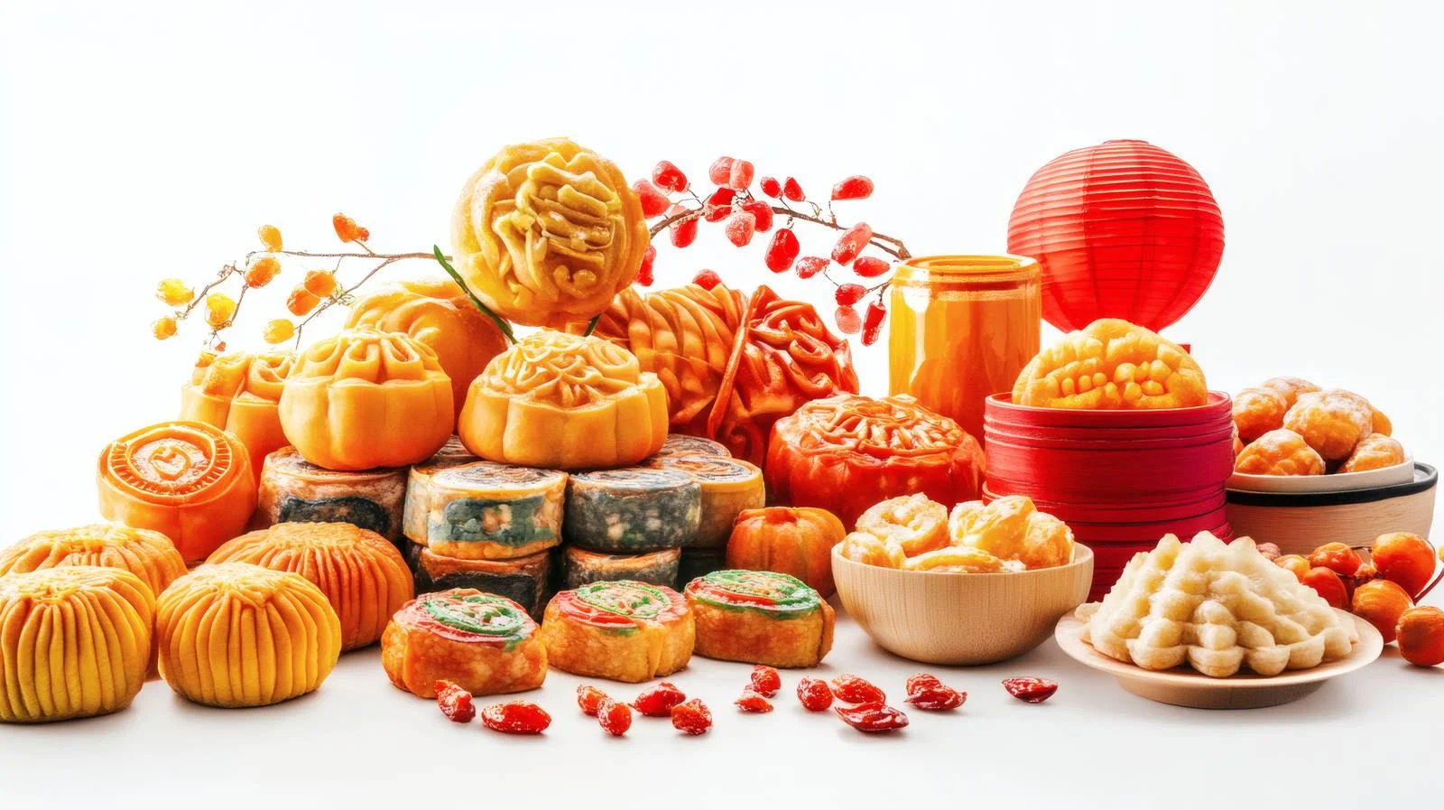 Mid-Autumn Festival Symbol on White Background — free download from Dotvec