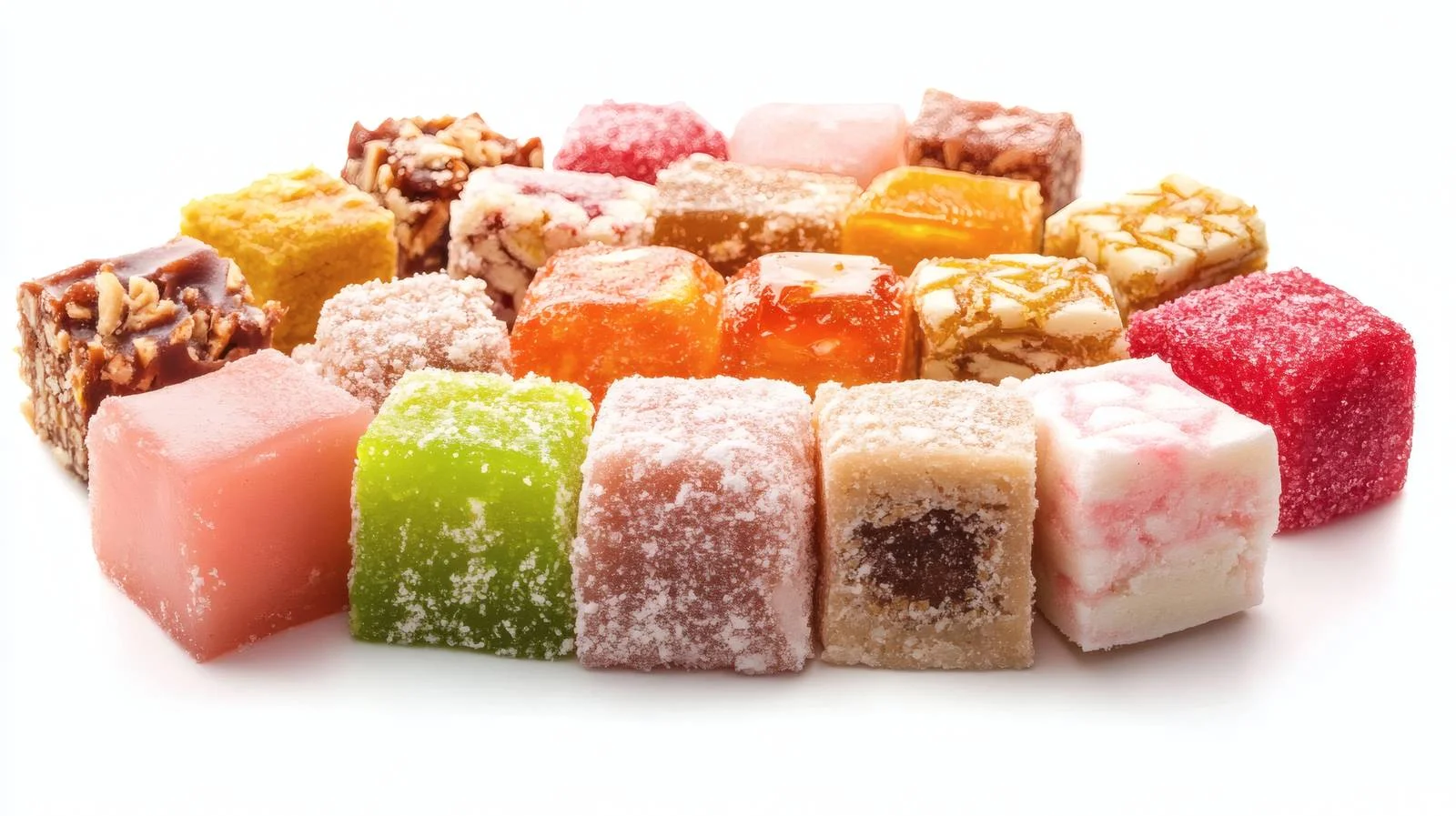 Exquisite Middle Eastern Sweet Turkish Delights — free download from Dotvec