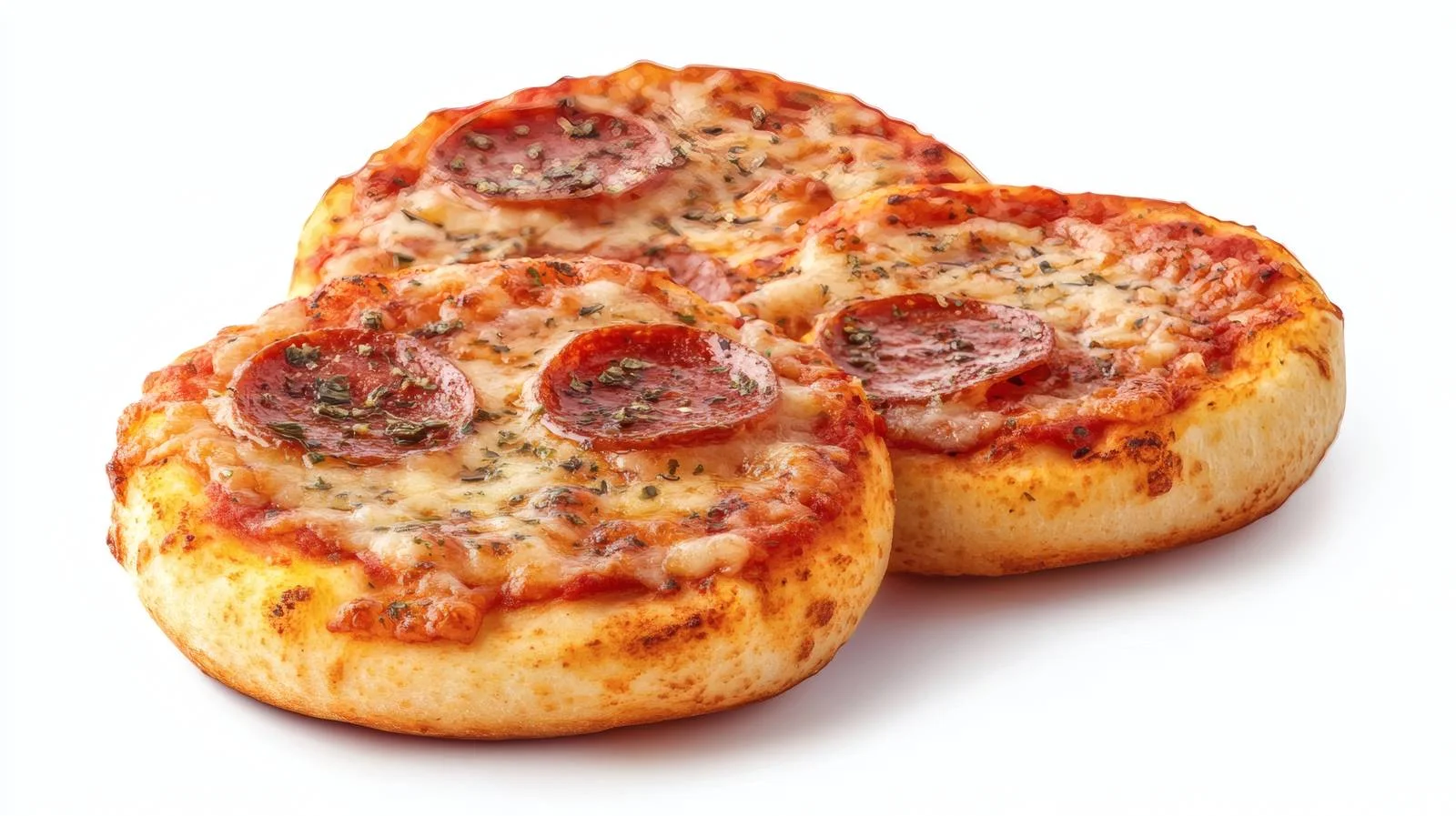Mini Pizza on White Background — free download from Dotvec