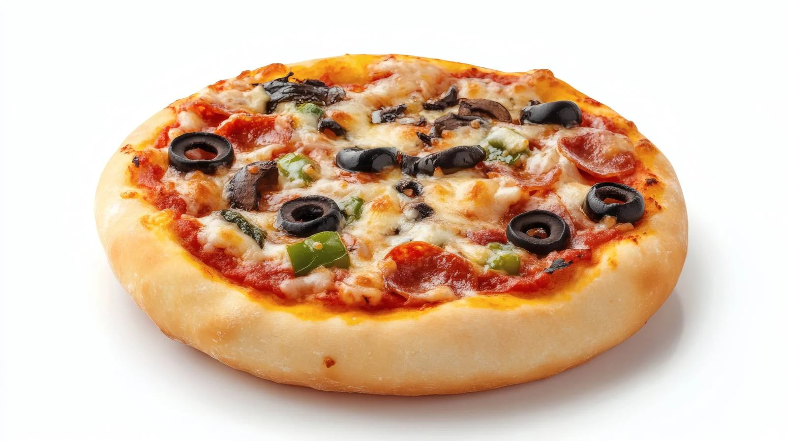 Mini Pizza on White Background — free download from Dotvec