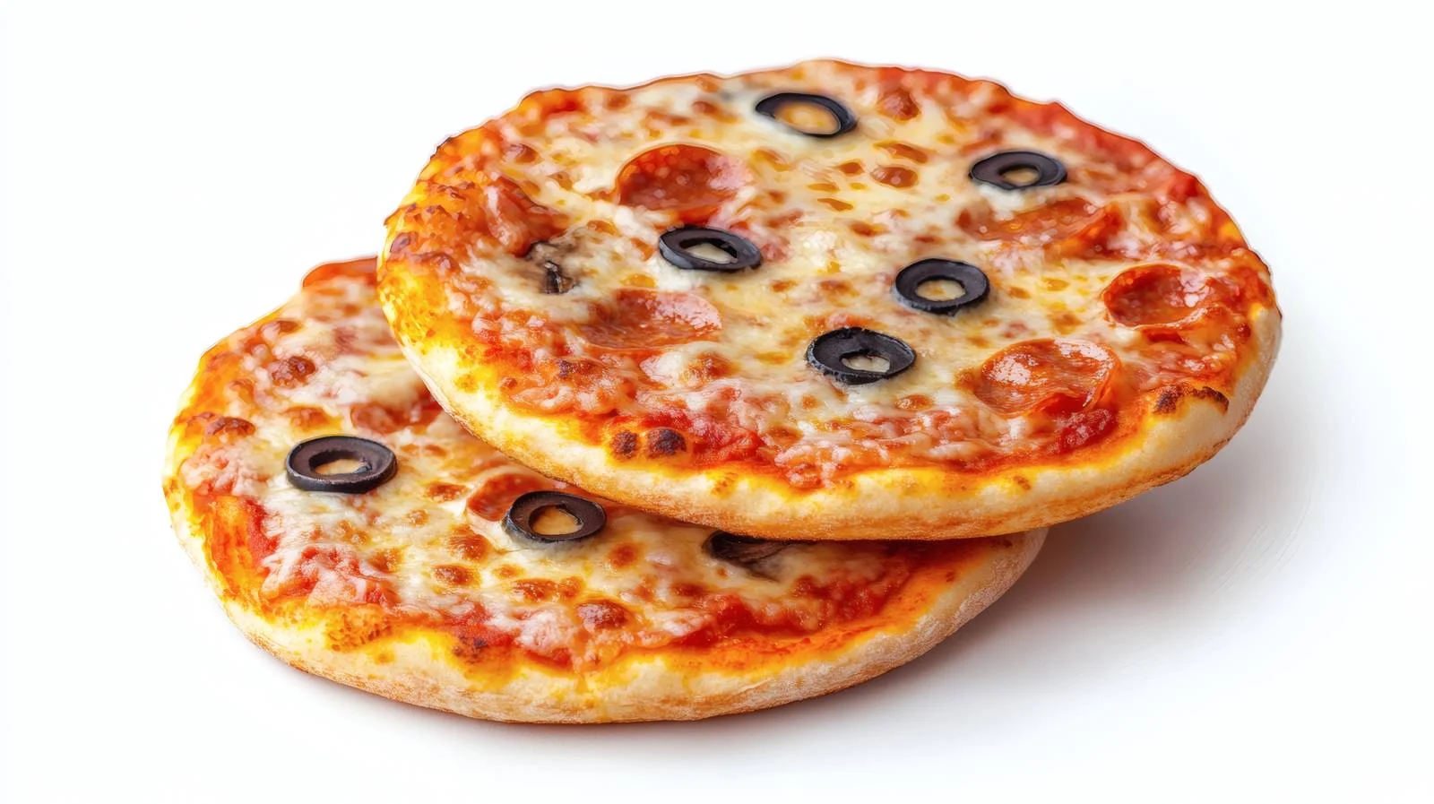 Mini Pizza on White Background — free download from Dotvec