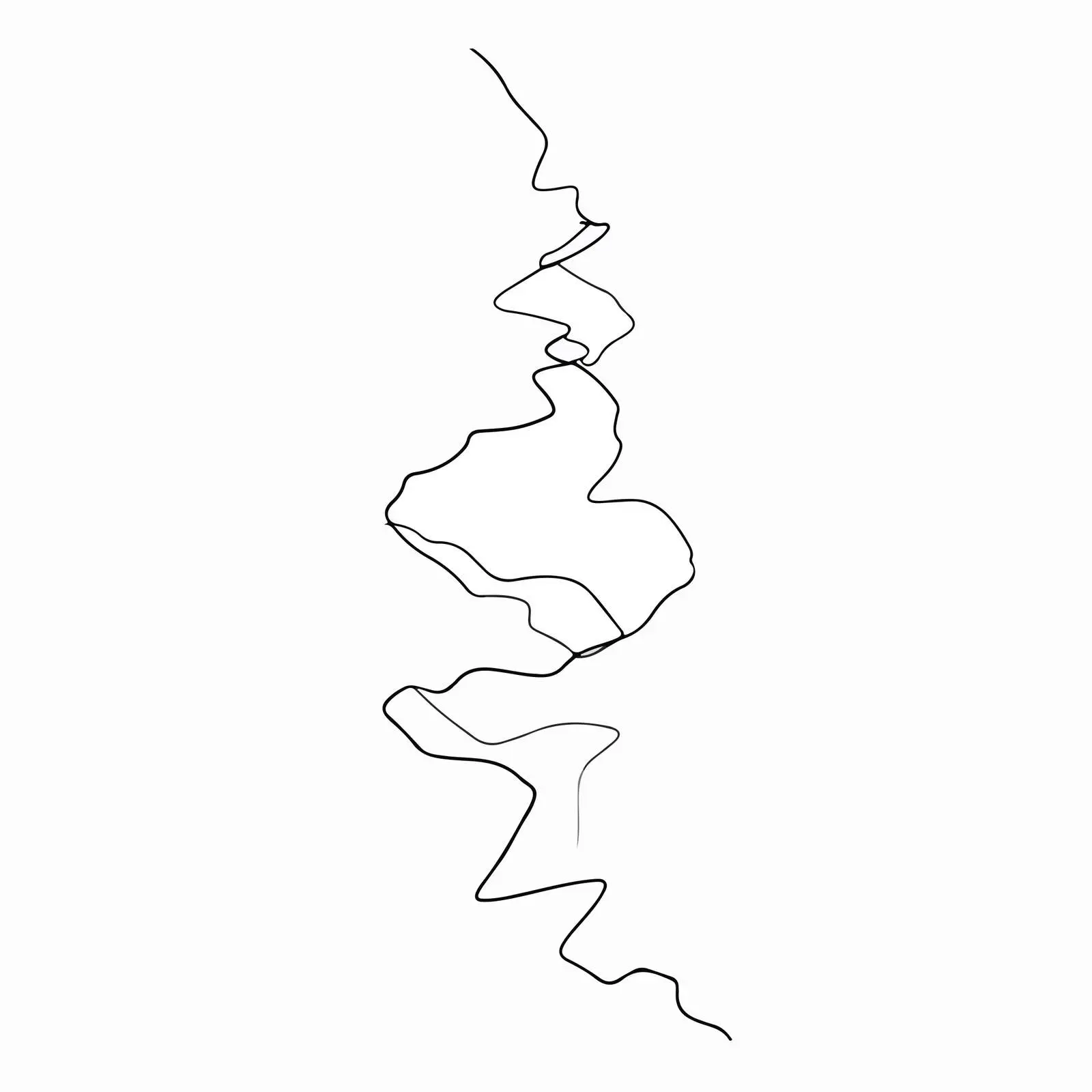 Abstract Zigzag Flow Art — free download from Dotvec