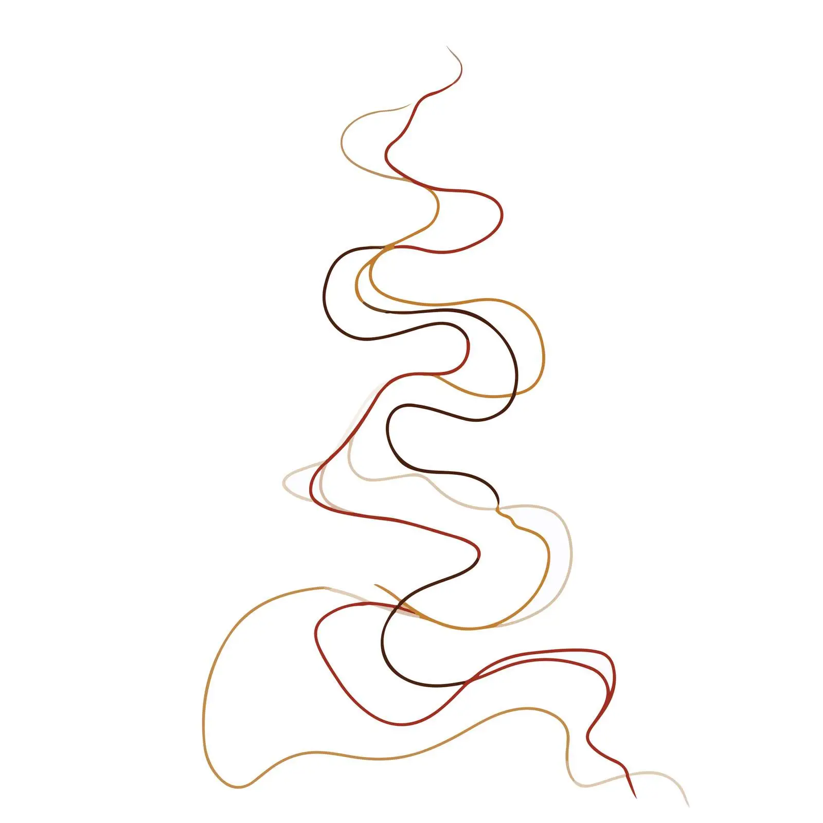 Abstract Zigzag Flow Line Art — free download from Dotvec