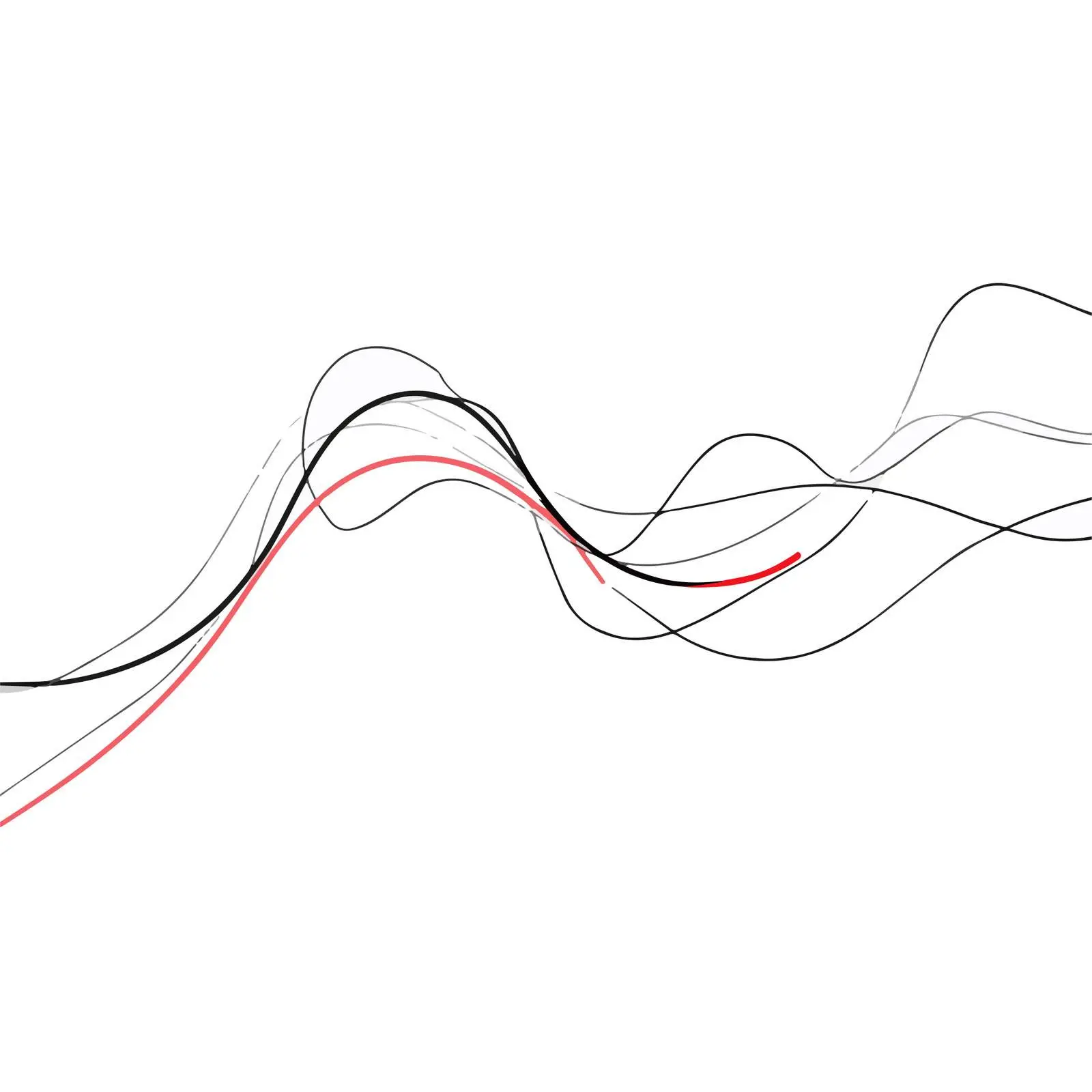 Abstract Zigzag Flow Art — free download from Dotvec
