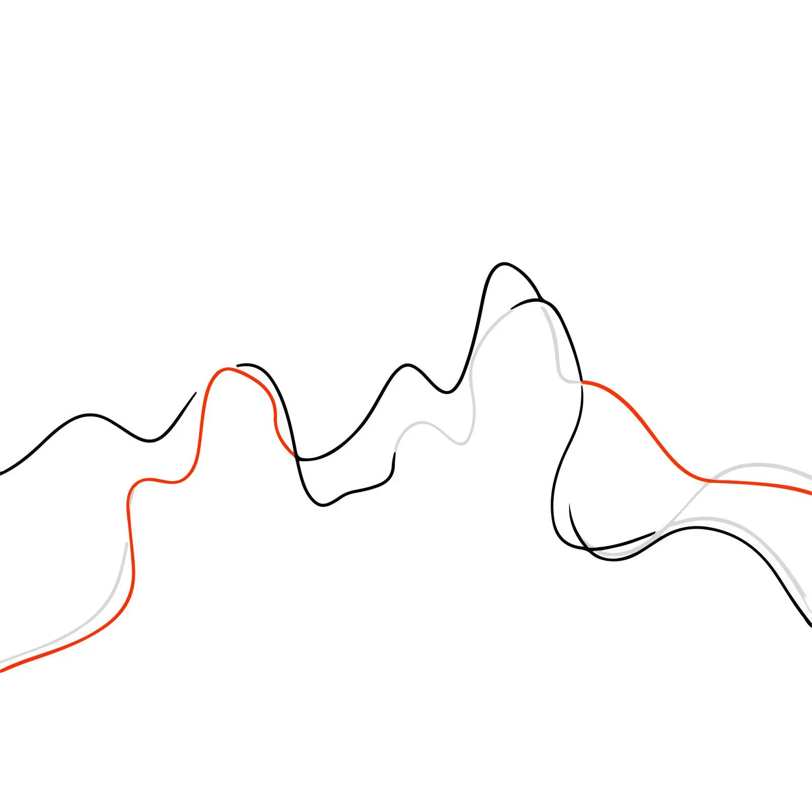 Abstract Zigzag Flow Art — free download from Dotvec