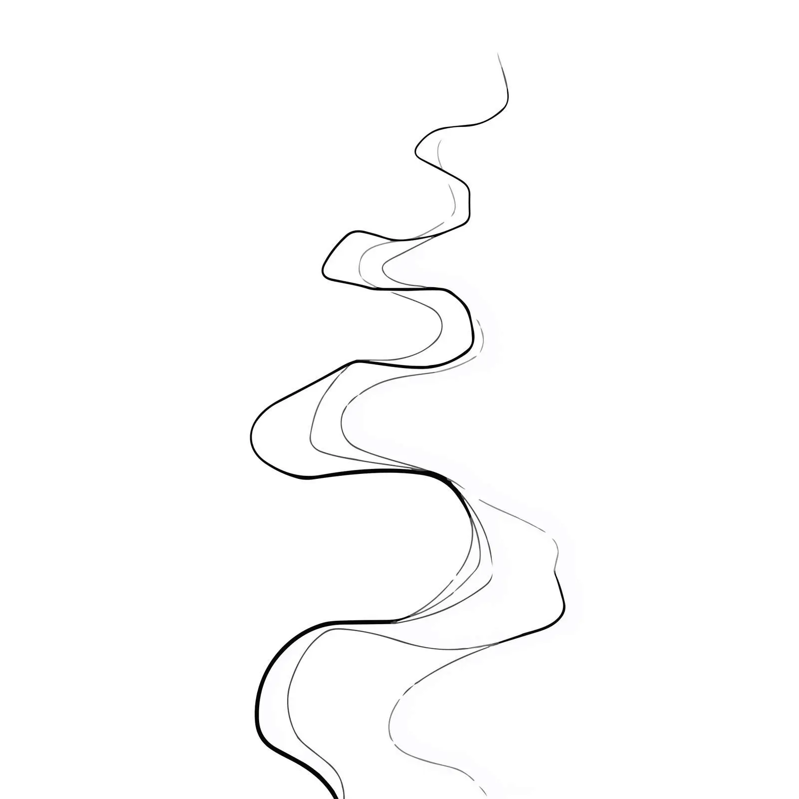 Abstract Zigzag Flow Art — free download from Dotvec