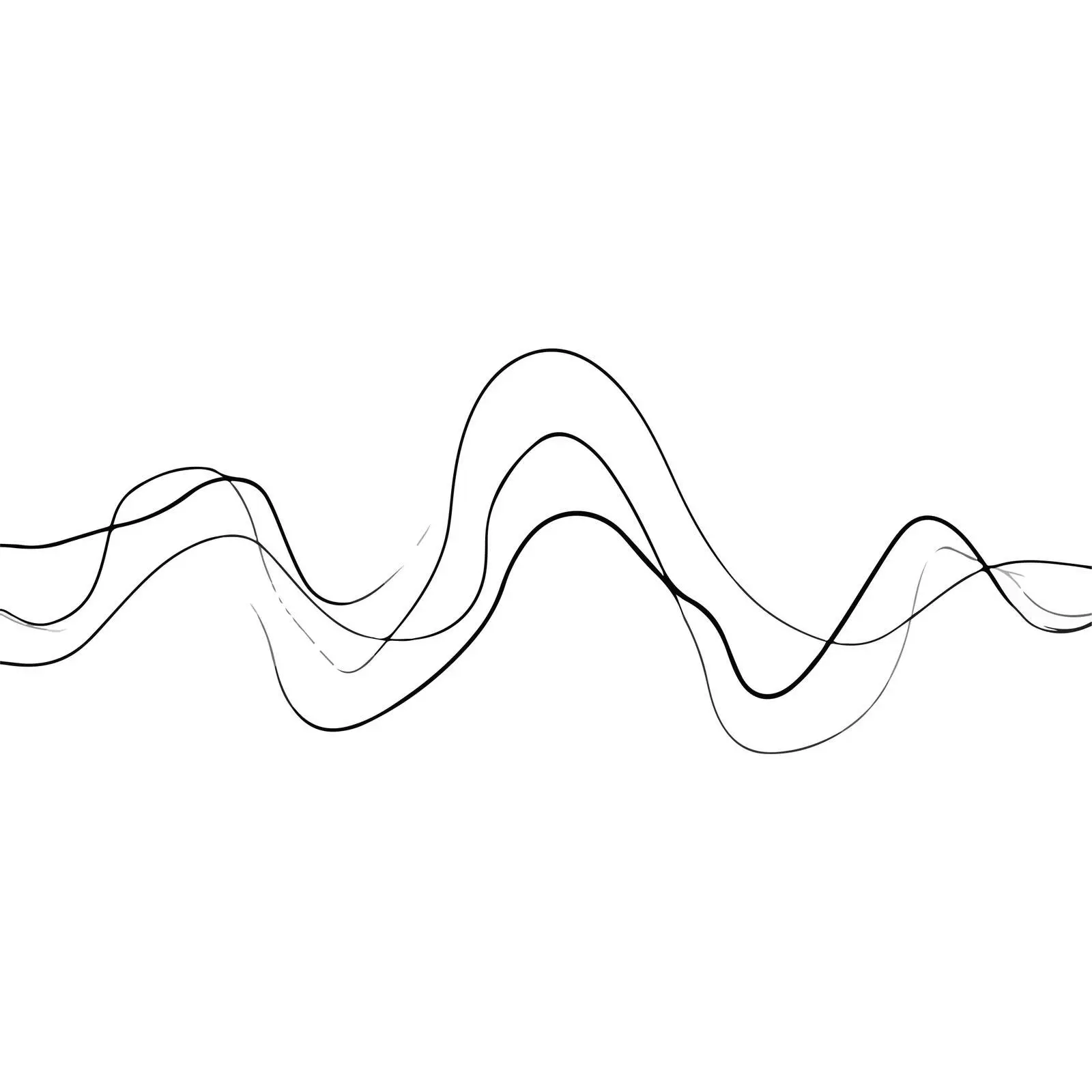 Abstract Zigzag Flow Art — free download from Dotvec