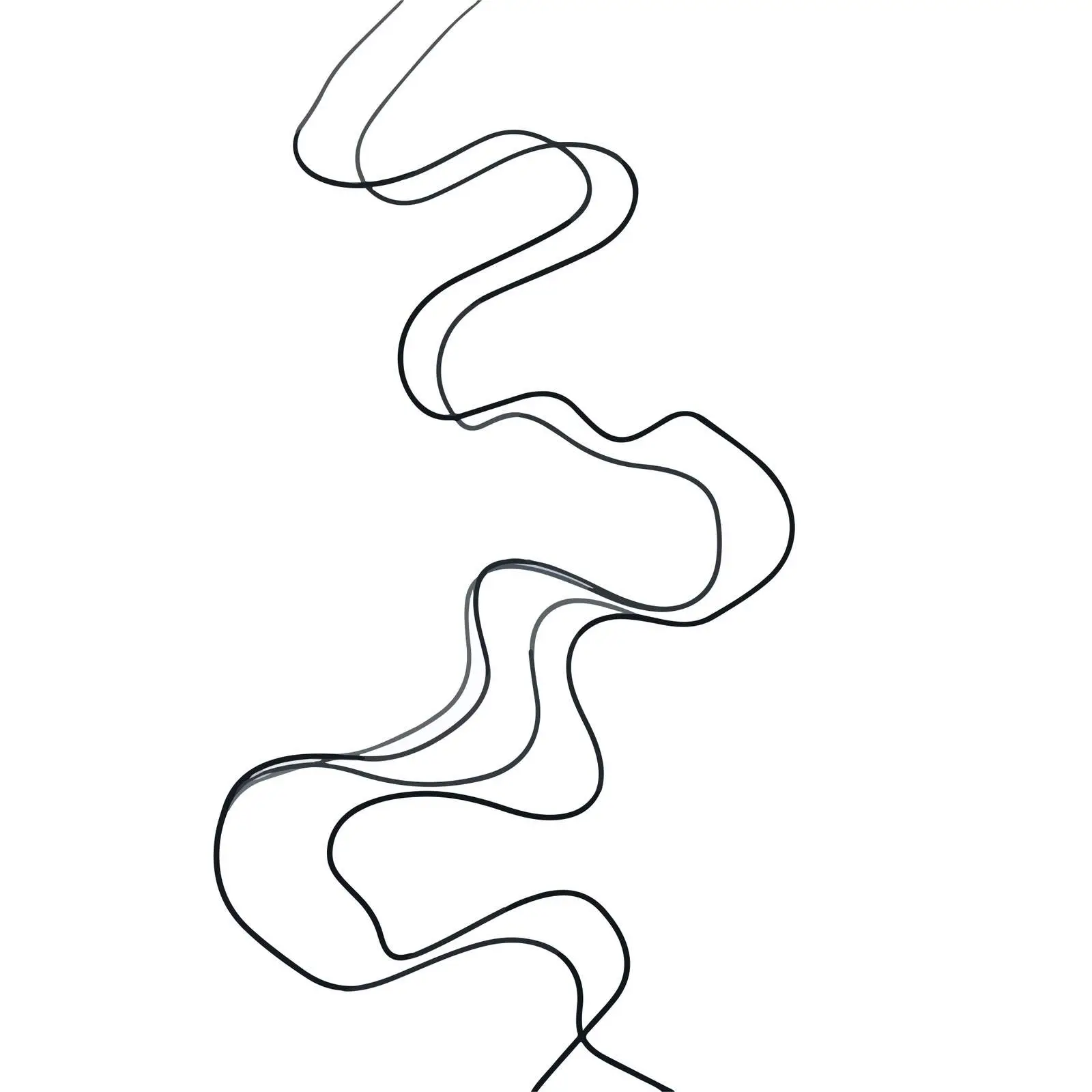 Abstract Zigzag Flow Art — free download from Dotvec