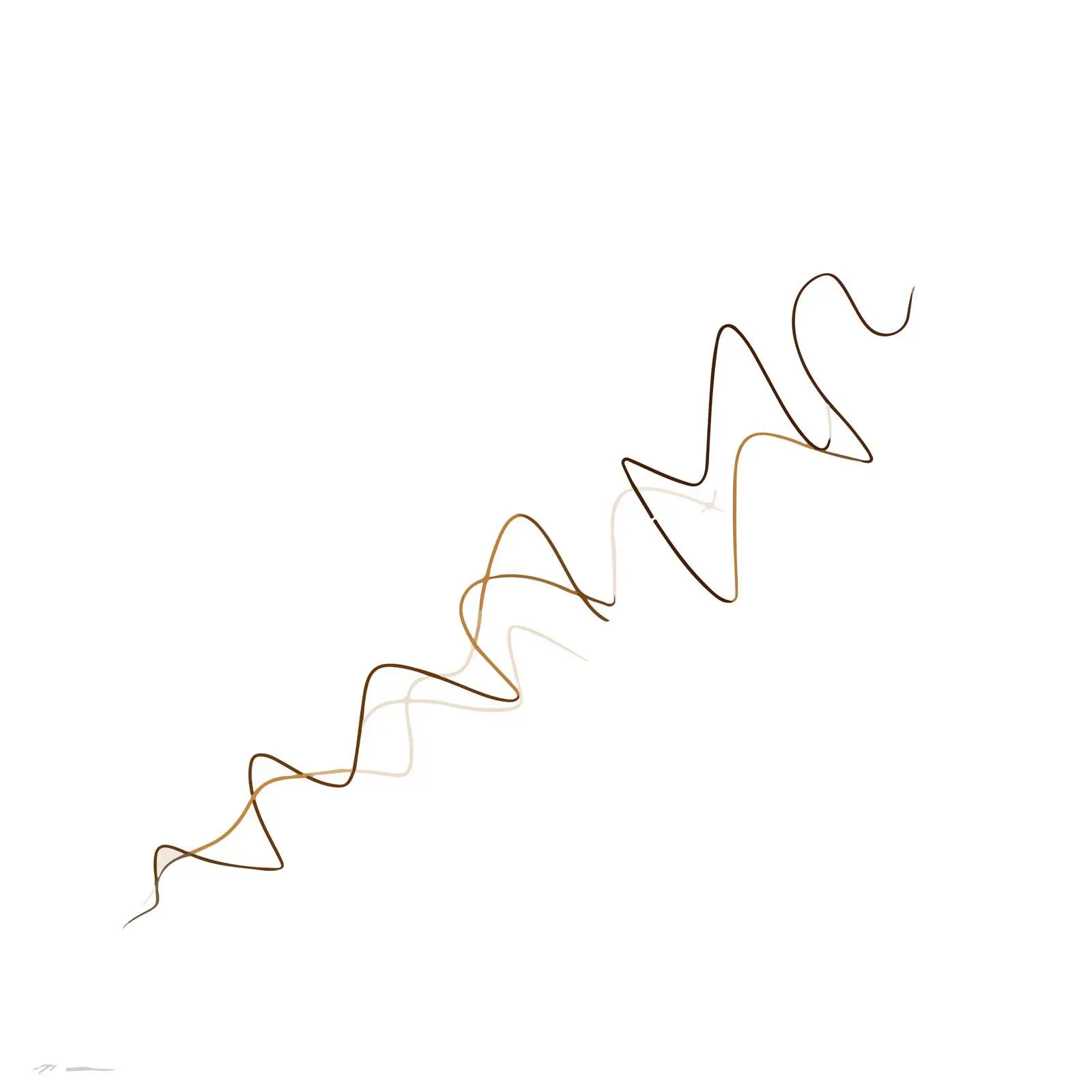 Abstract Zigzag Flow Line Art – free zigzag image from Dotvec
