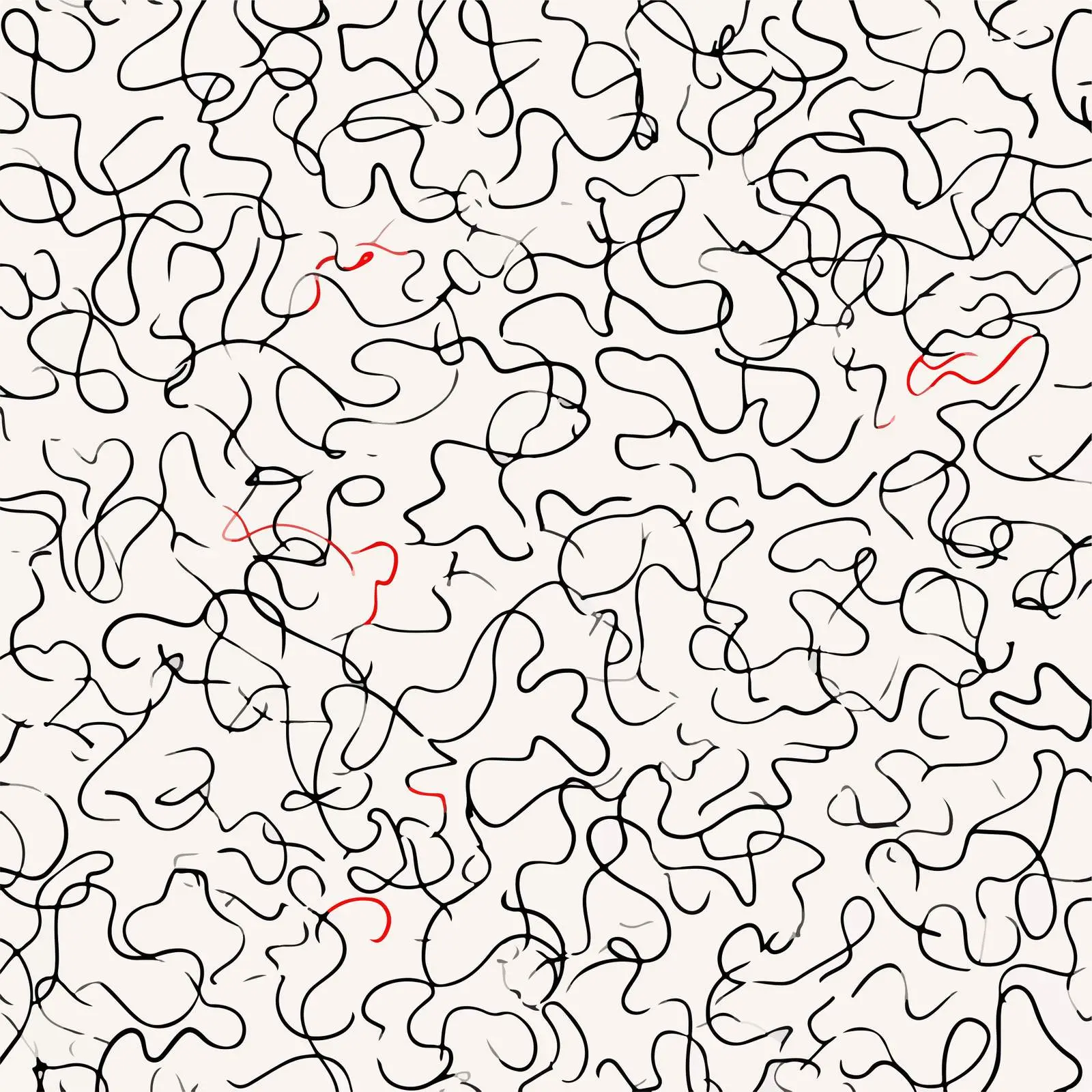 Scribble Pattern Abstract Art — free download from Dotvec