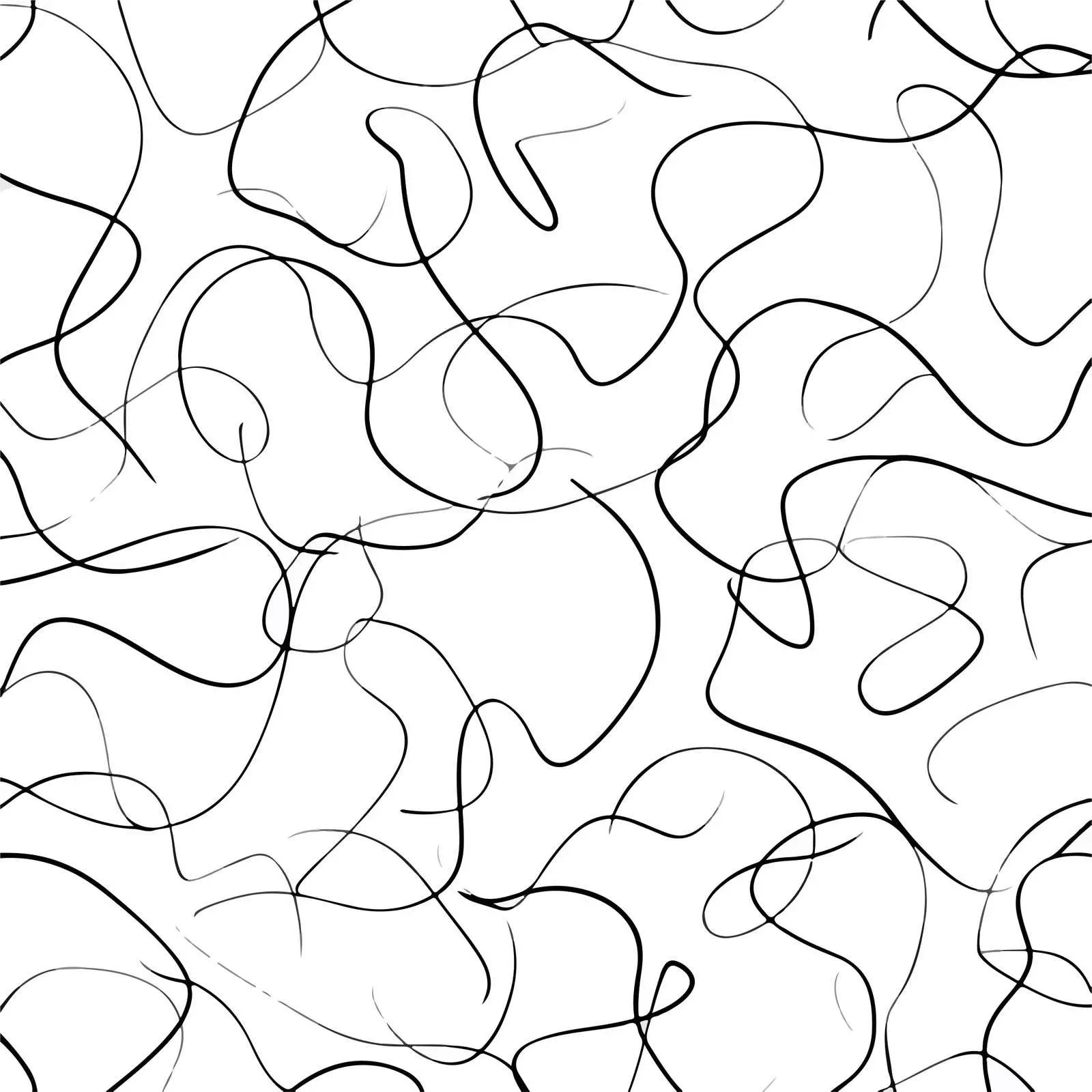 Chaotic Scribble Flow Pattern Art — free download from Dotvec