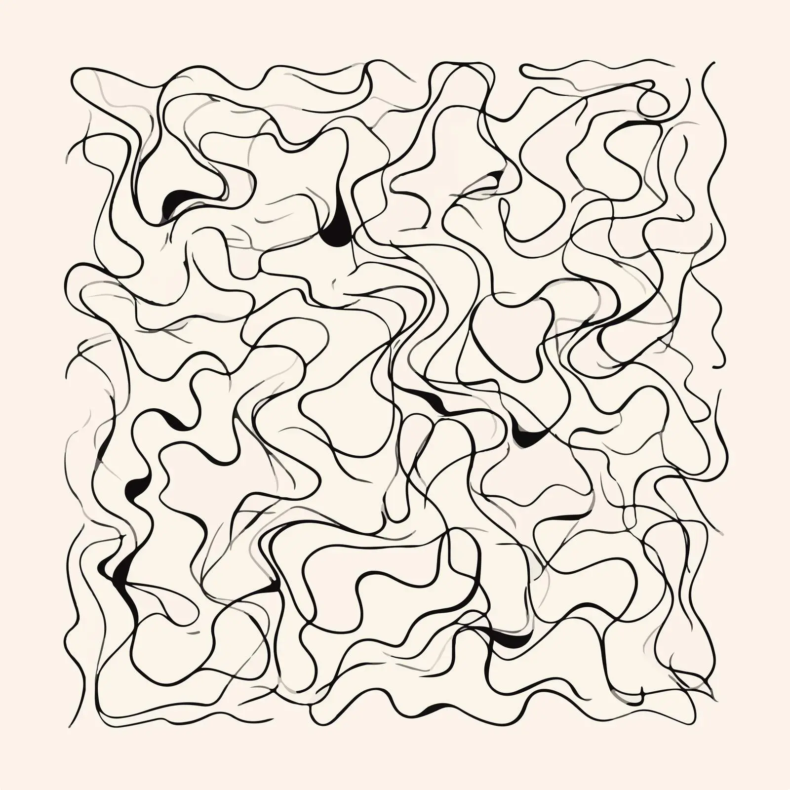 Dynamic Line Art Pattern Flowing Design — free download from Dotvec