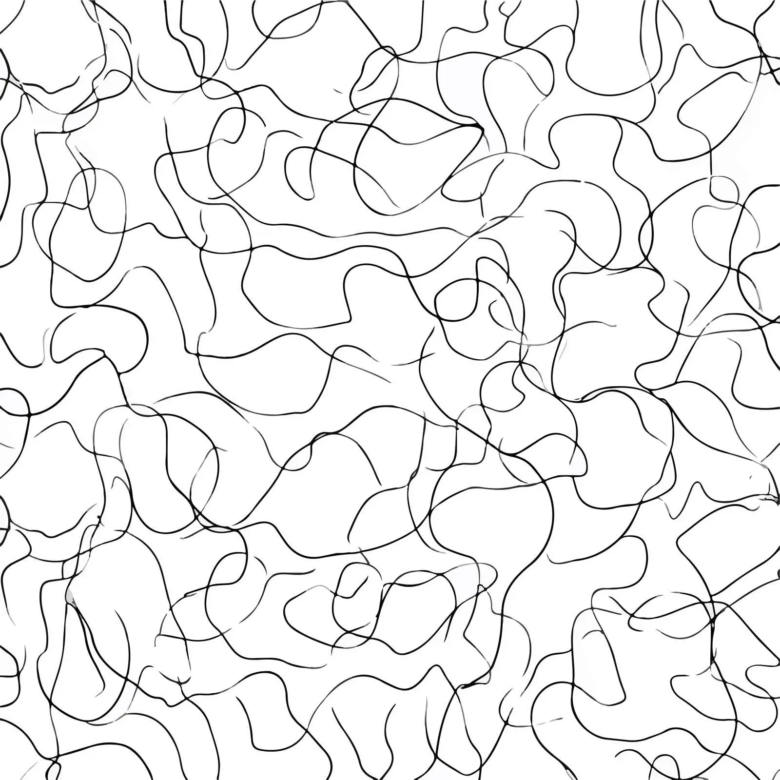 Continuous Line Scribble Pattern Flow — free download from Dotvec