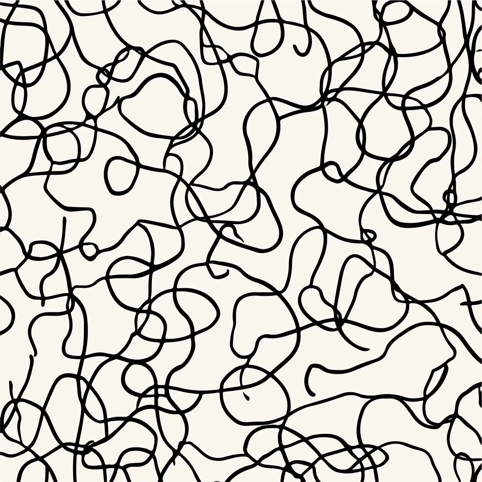 Abstract Scribble Pattern Art — free download from Dotvec