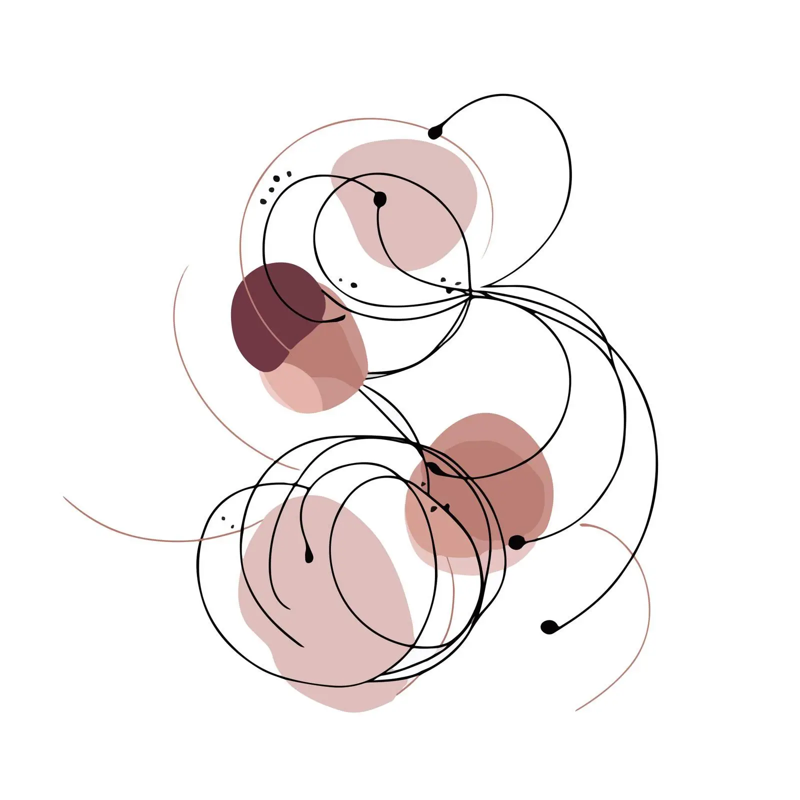 Elegant Circular Swirls Line Art — free download from Dotvec