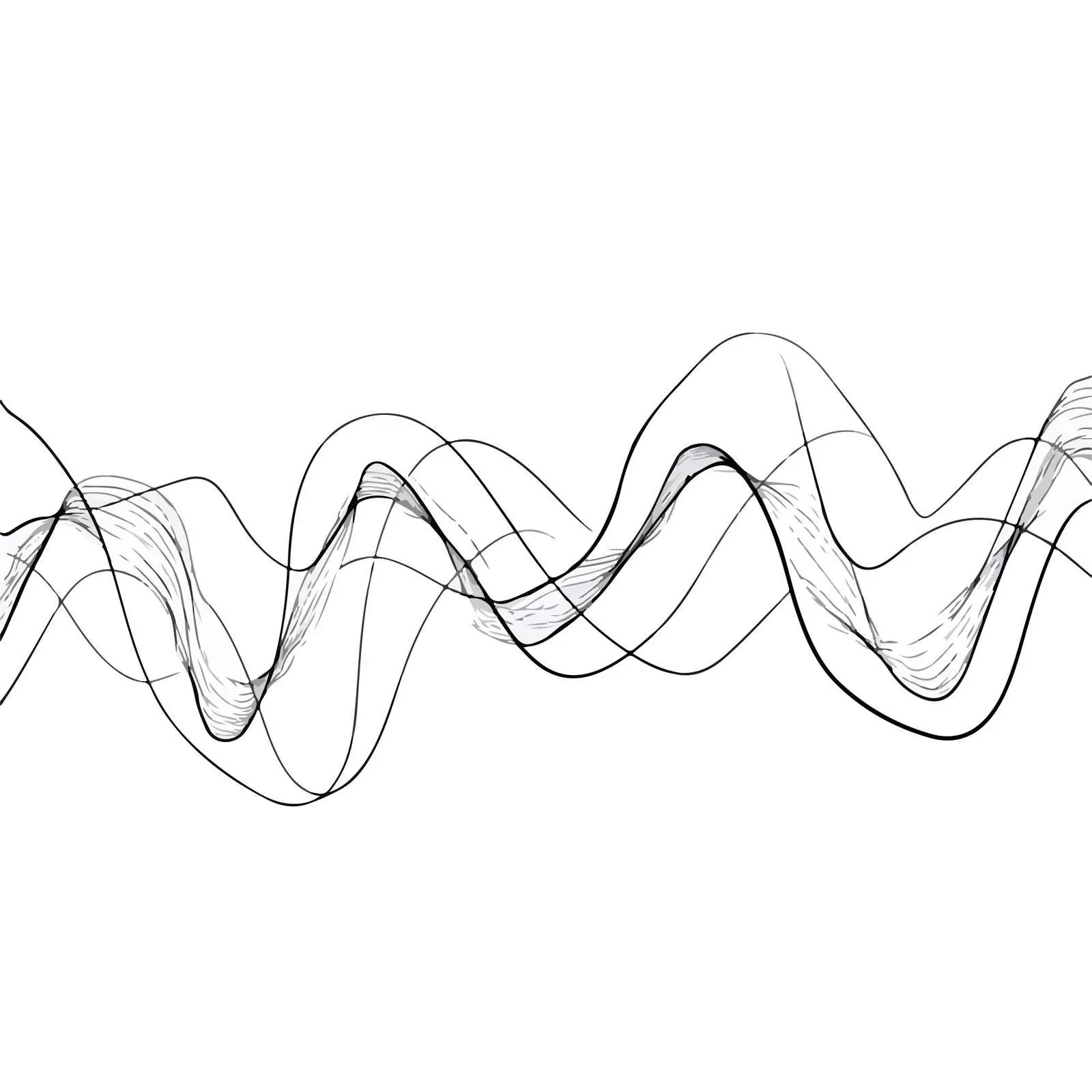 Abstract Wave Pattern Art — free download from Dotvec