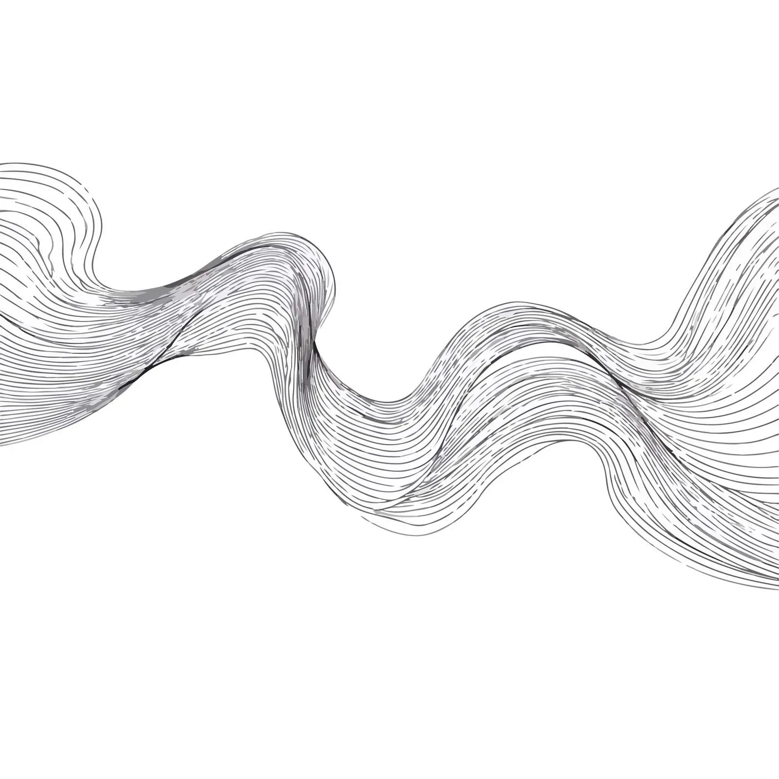 Minimal Wave Pattern Art — free download from Dotvec