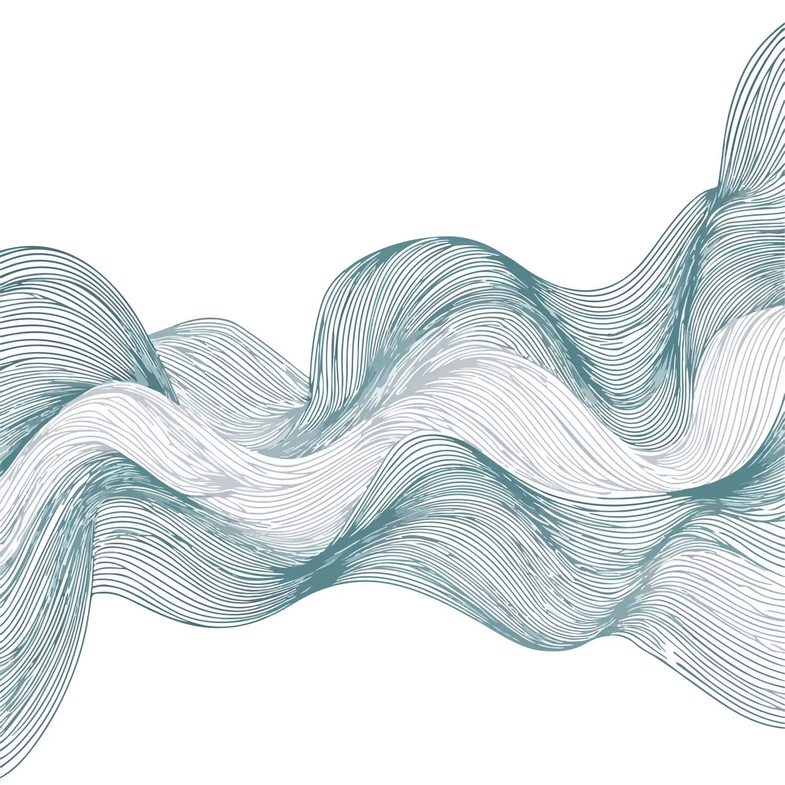 Elegant Wave Pattern Artwork — free download from Dotvec