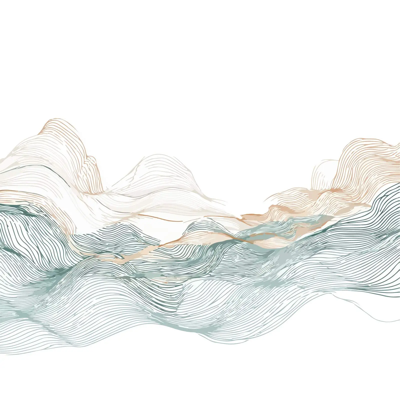 Minimal Wave Pattern Art — free download from Dotvec