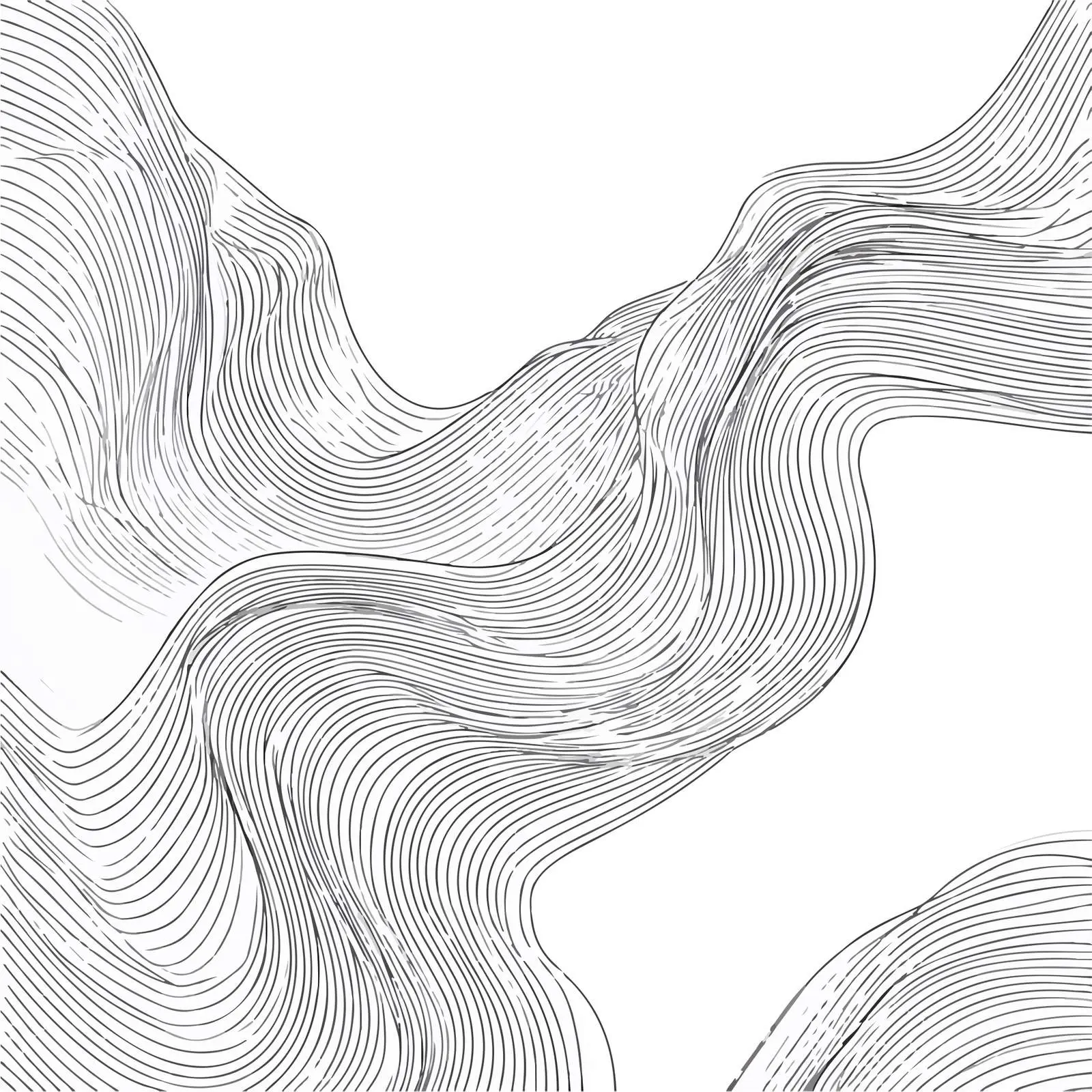 Minimal Wave Pattern Art — free download from Dotvec