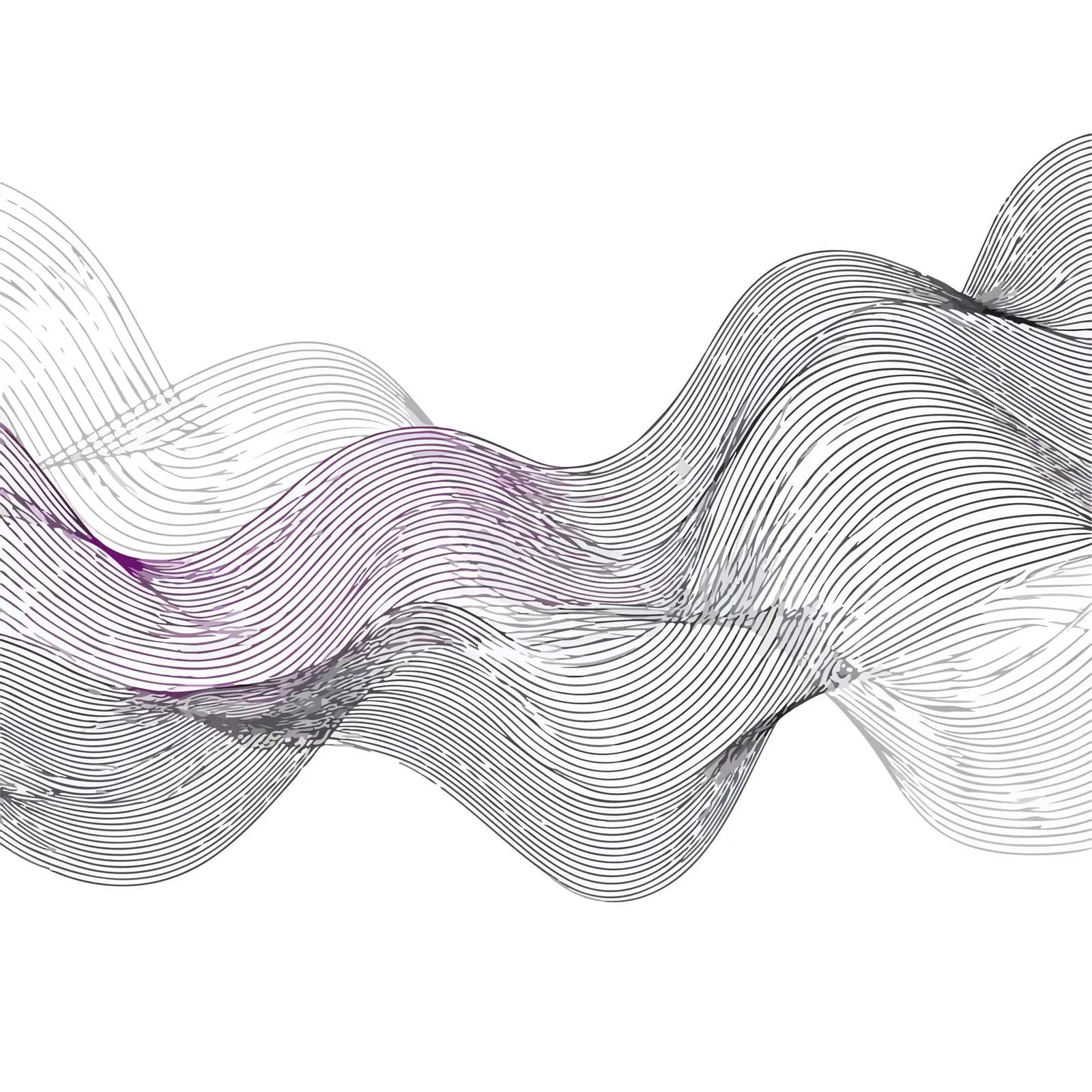 Minimal Wave Pattern Art — free download from Dotvec