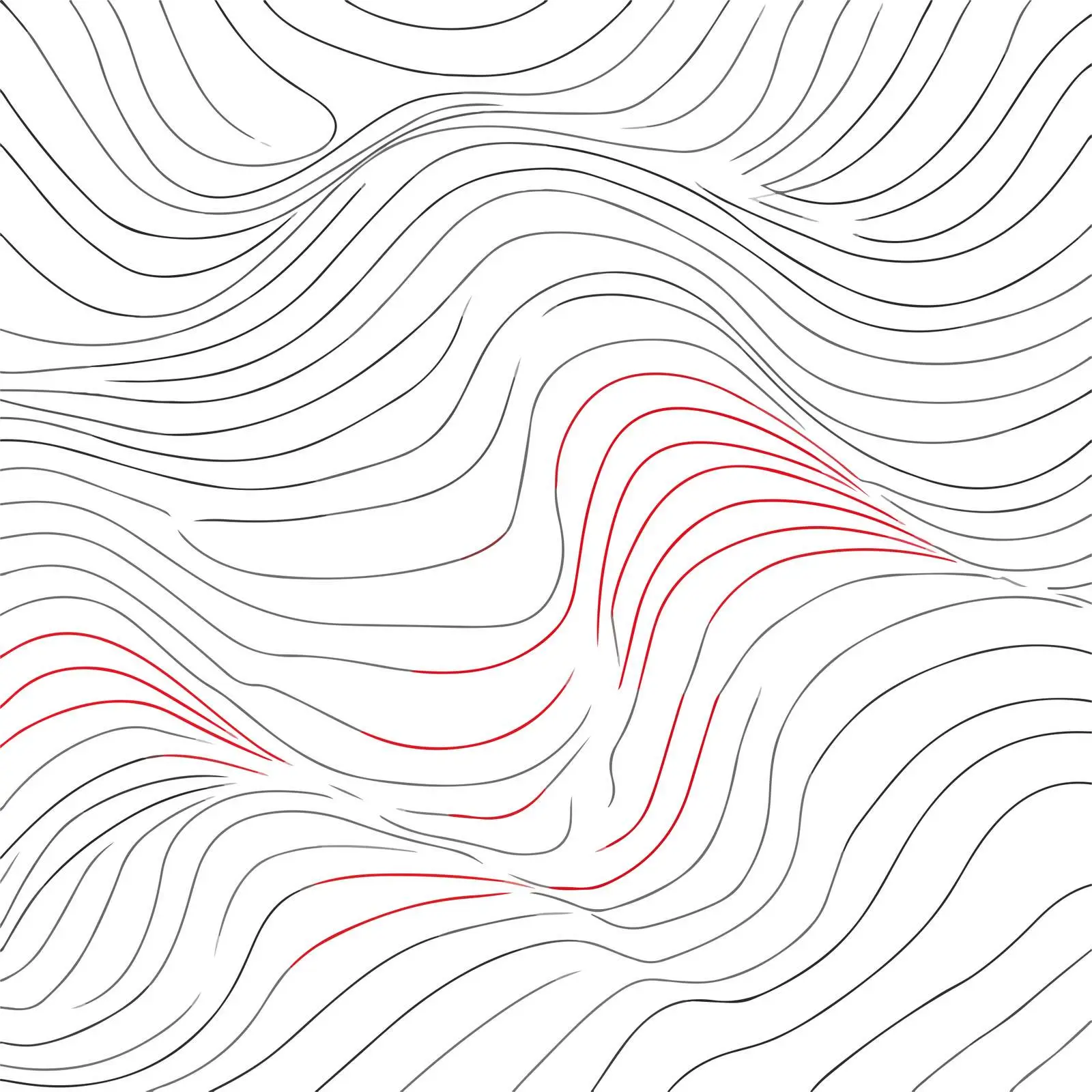 Minimal Wave Pattern Art — free download from Dotvec