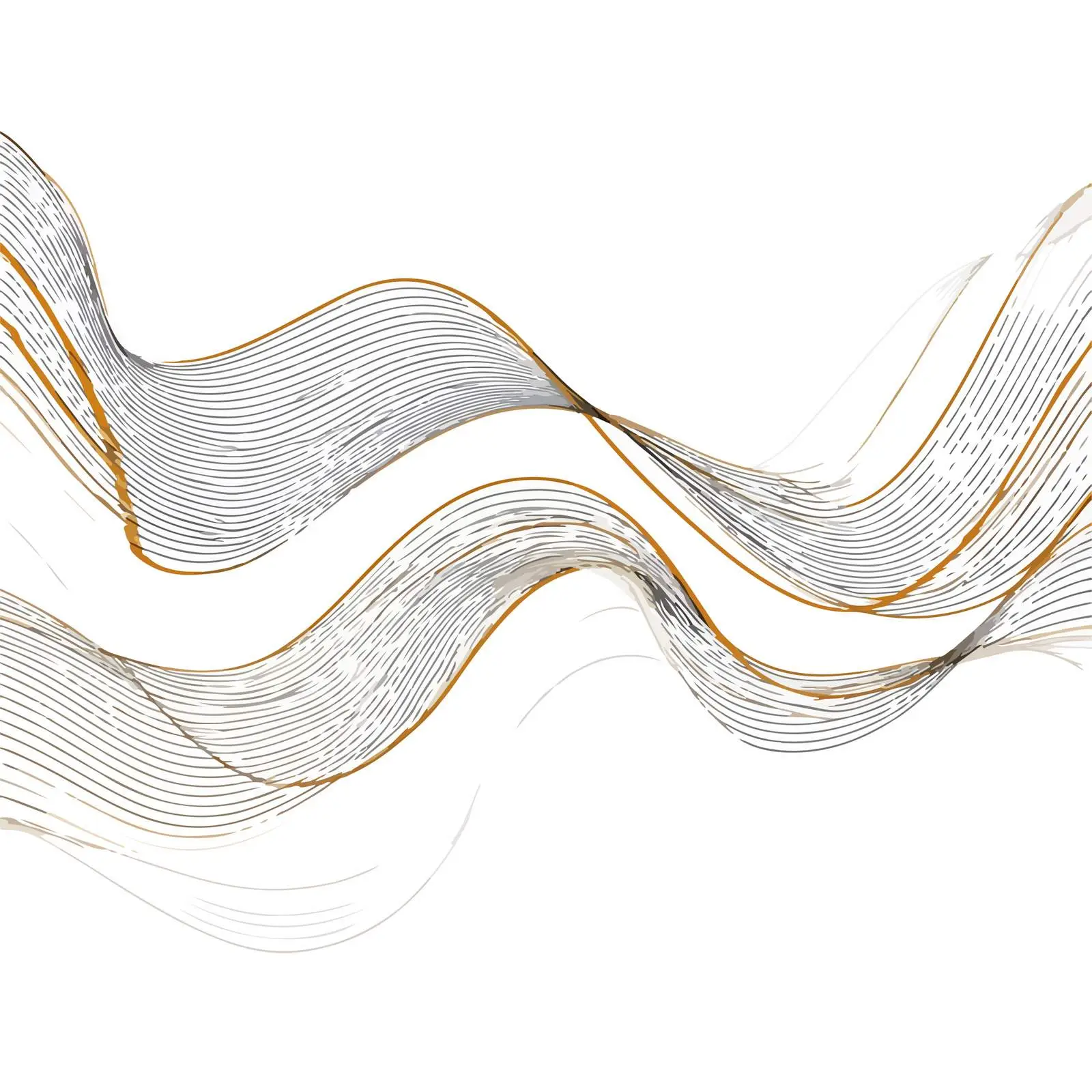 Minimal Wave Pattern Line Art — free download from Dotvec