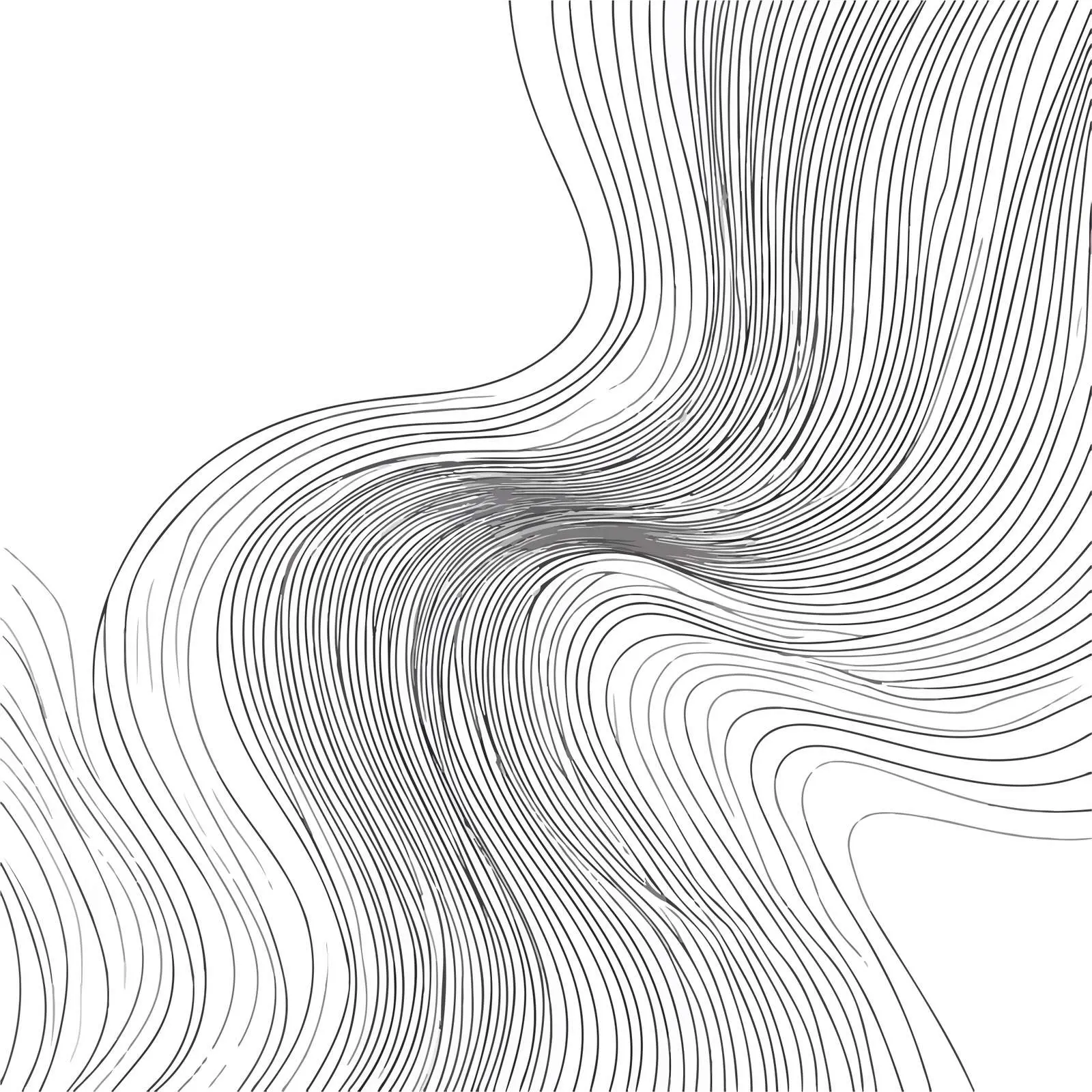 Minimal Wave Pattern Art — free download from Dotvec