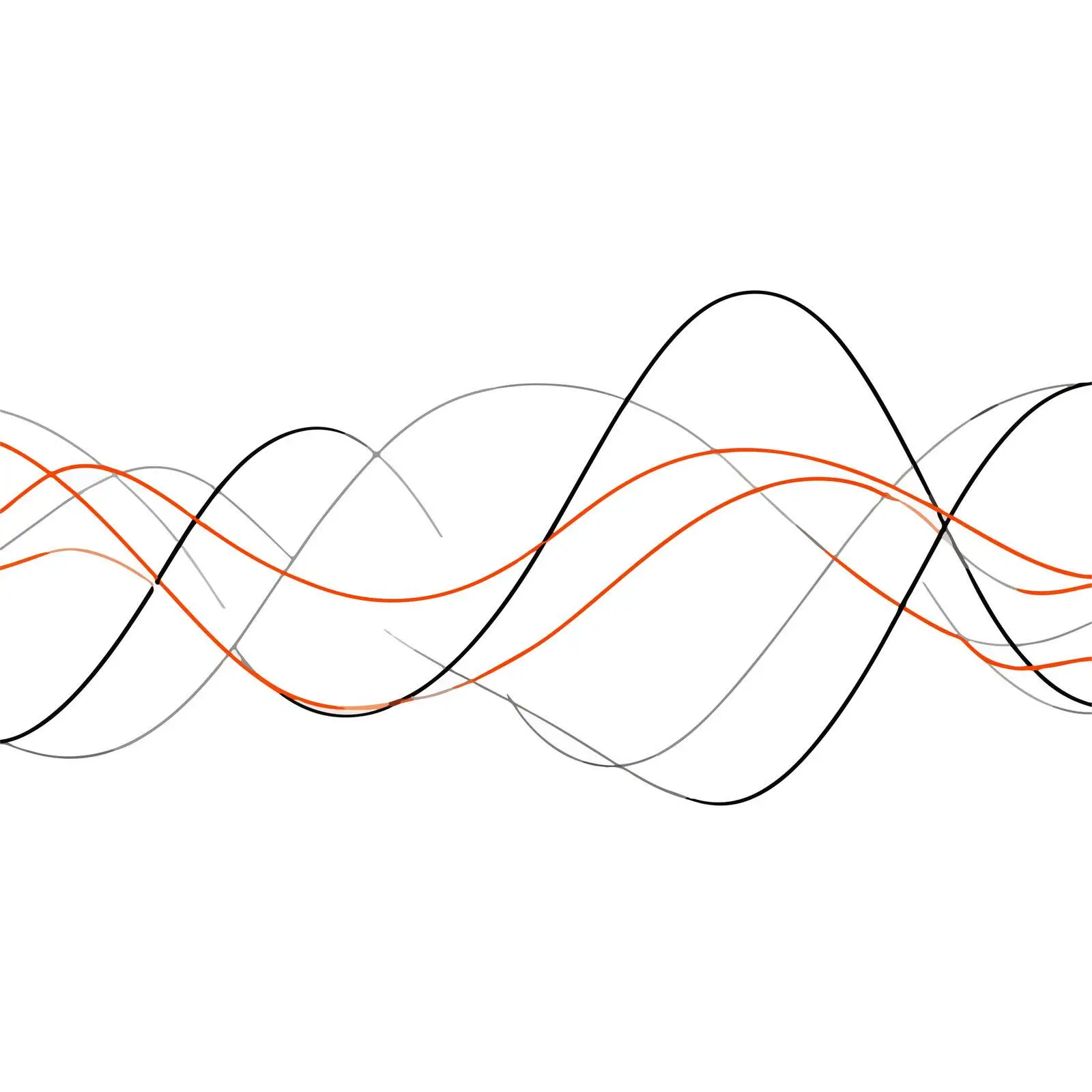 Minimal Wave Pattern Art — free download from Dotvec