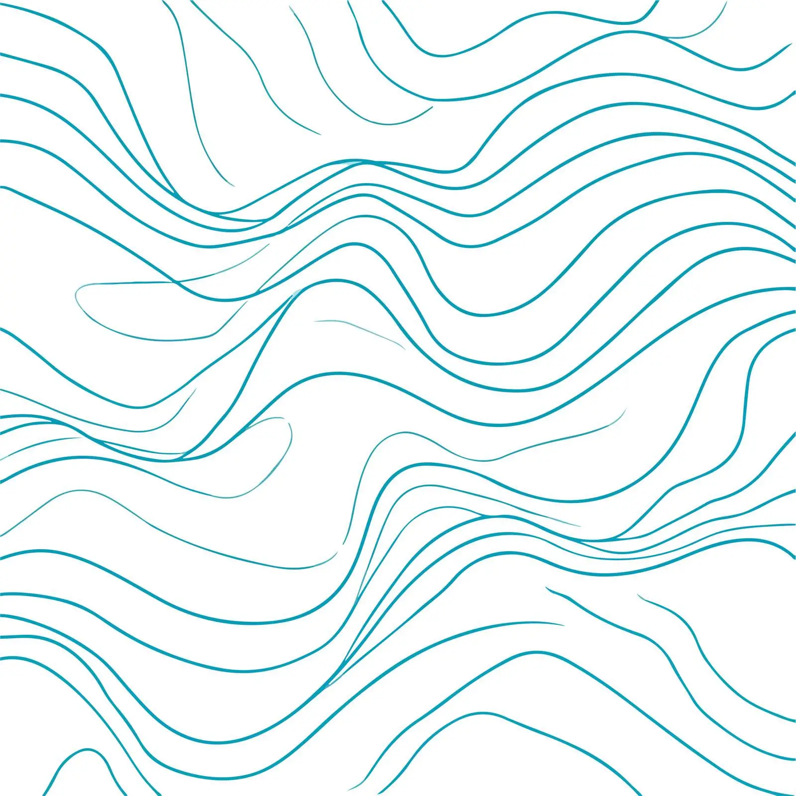 Minimal Wave Pattern Line Art — free download from Dotvec
