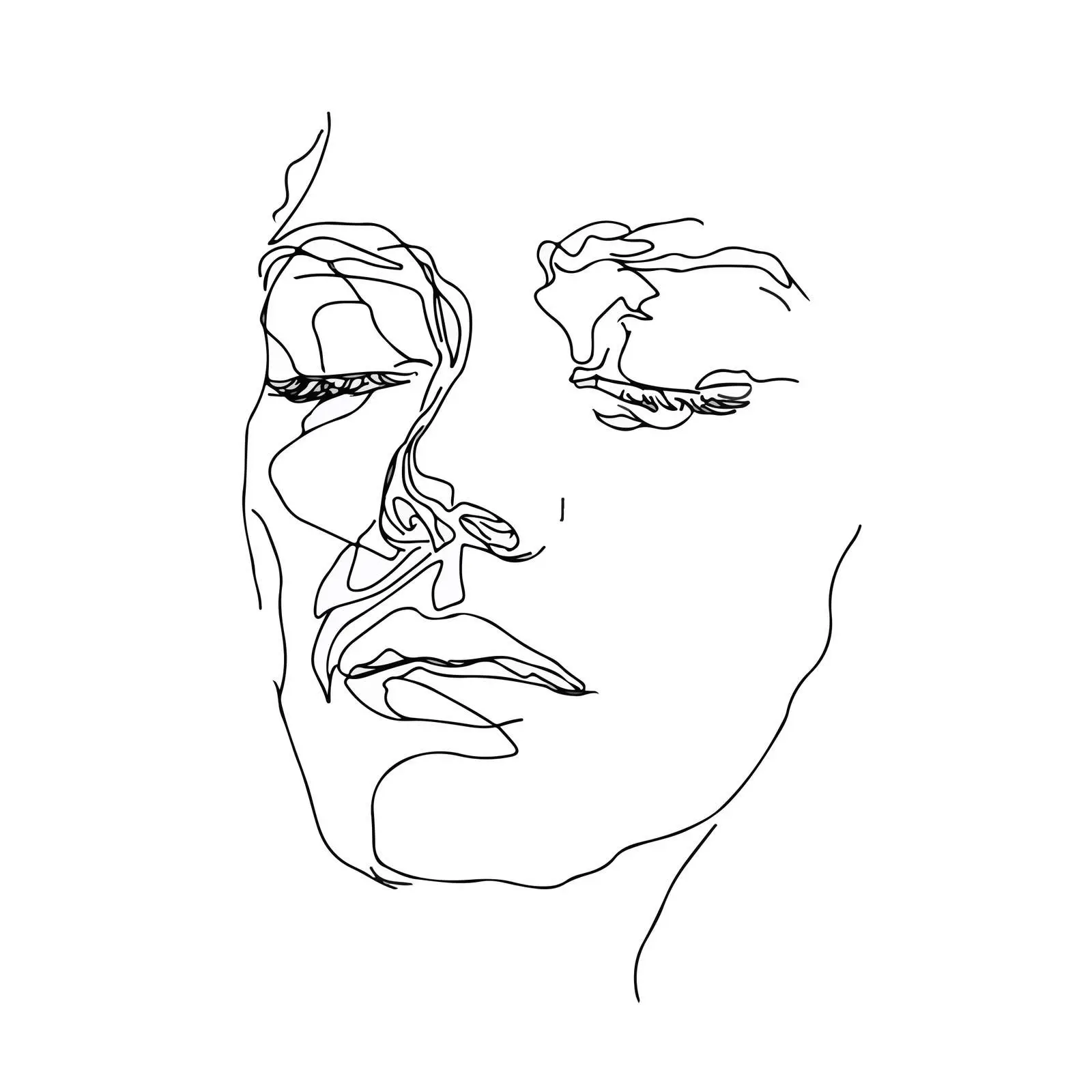 Elegant Face Art — free download from Dotvec