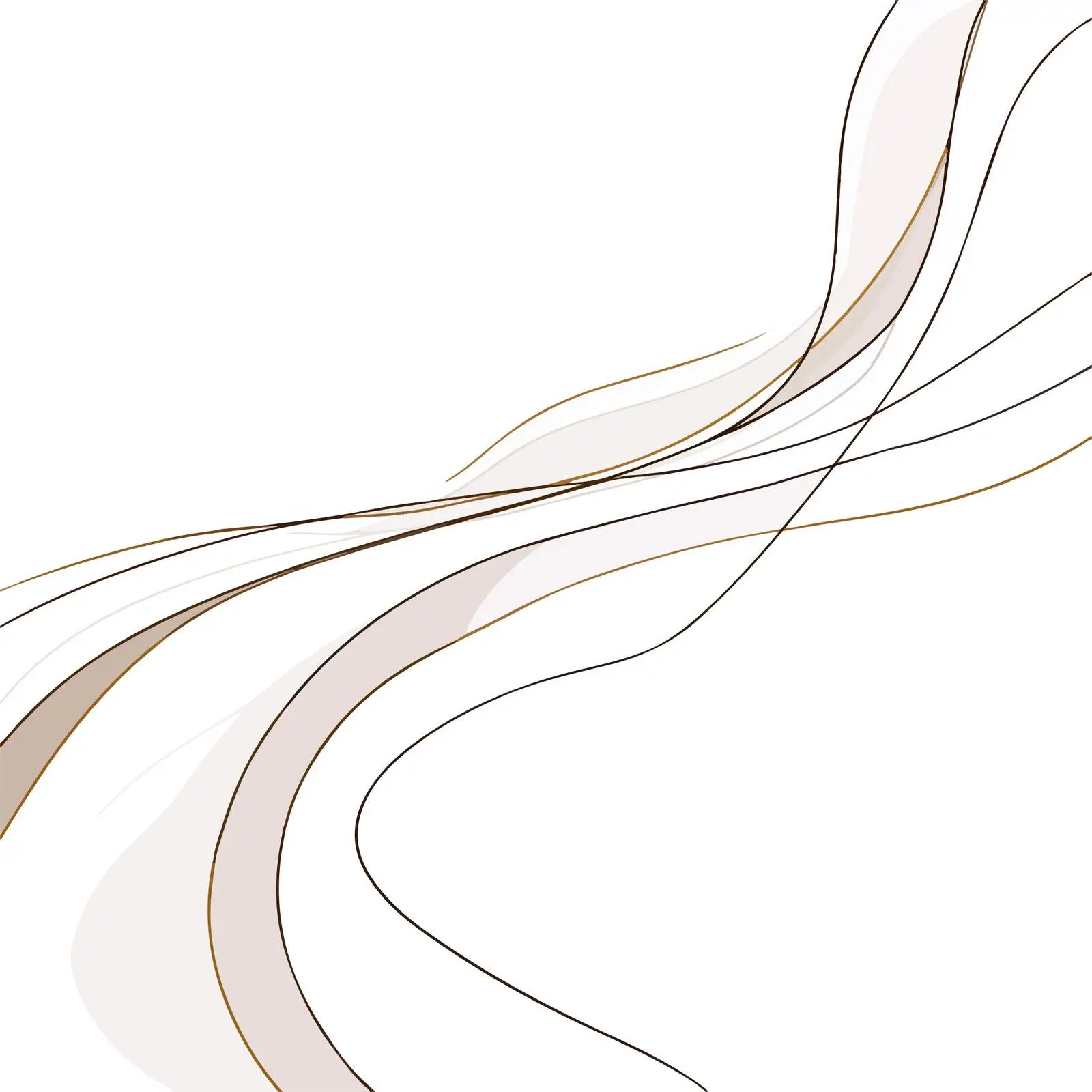 Abstract Curved Line Art — free download from Dotvec