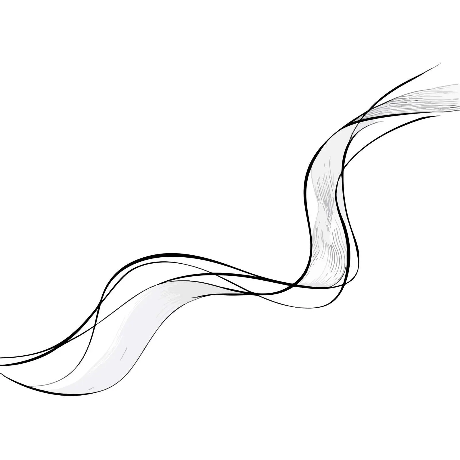 Flowing Curved Lines Artwork — free download from Dotvec