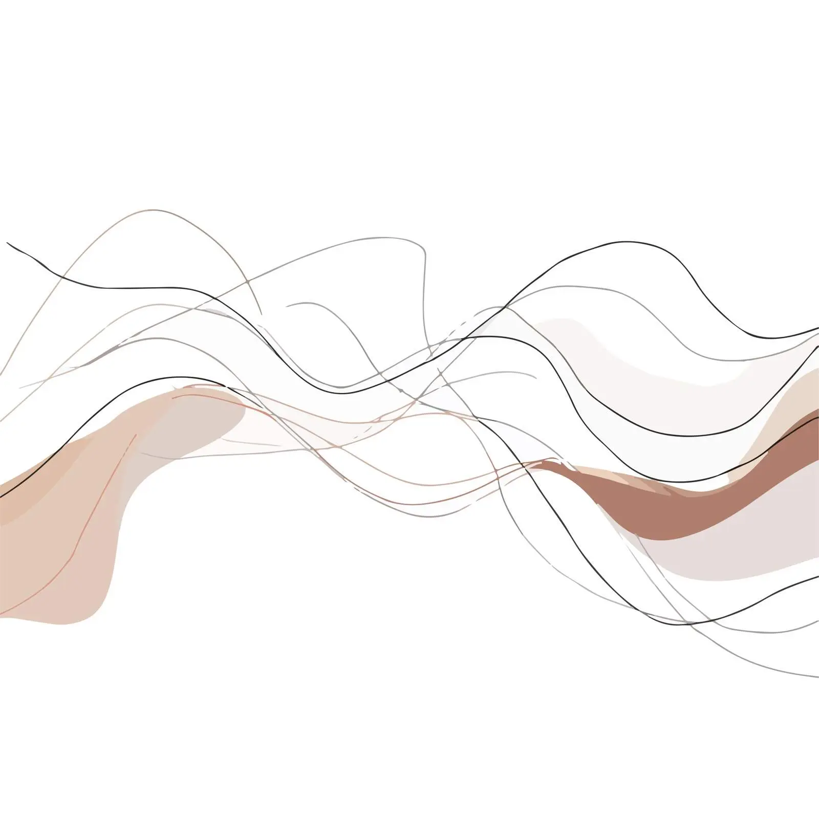 Elegant Flowing Line Art — free download from Dotvec