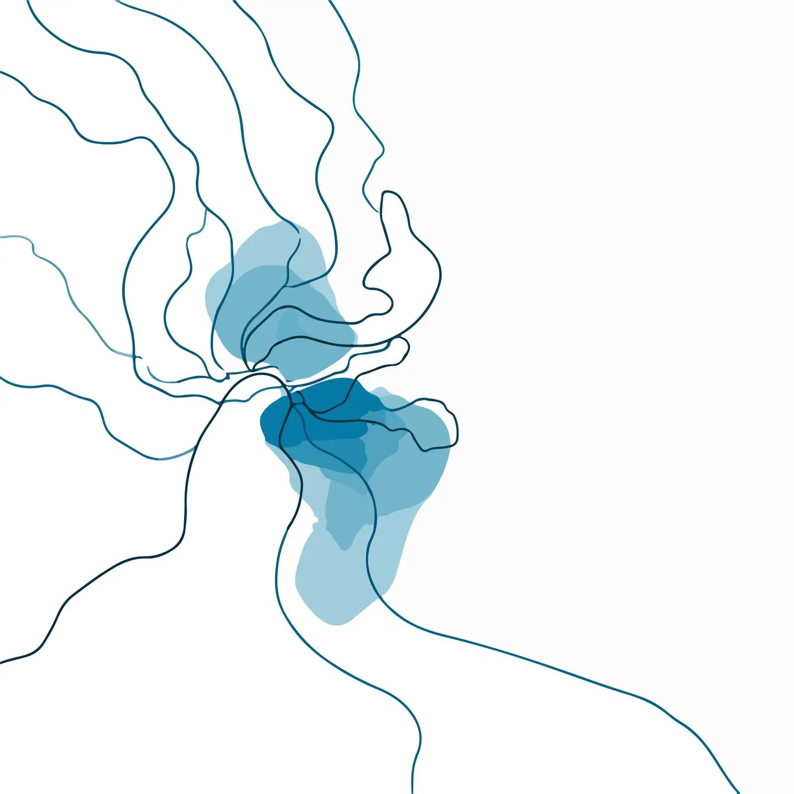 Fluid Organic Line Art — free download from Dotvec
