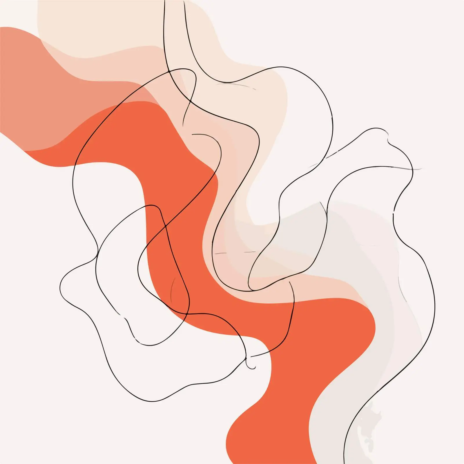 Fluid Organic Line Art — free download from Dotvec
