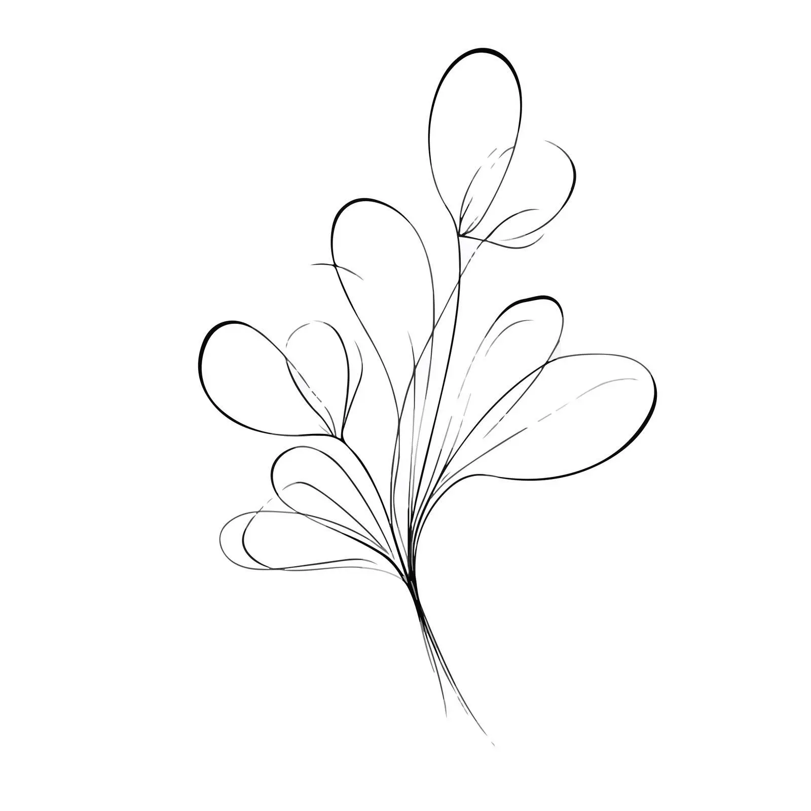 Abstract Organic Line Art Illustration — free download from Dotvec