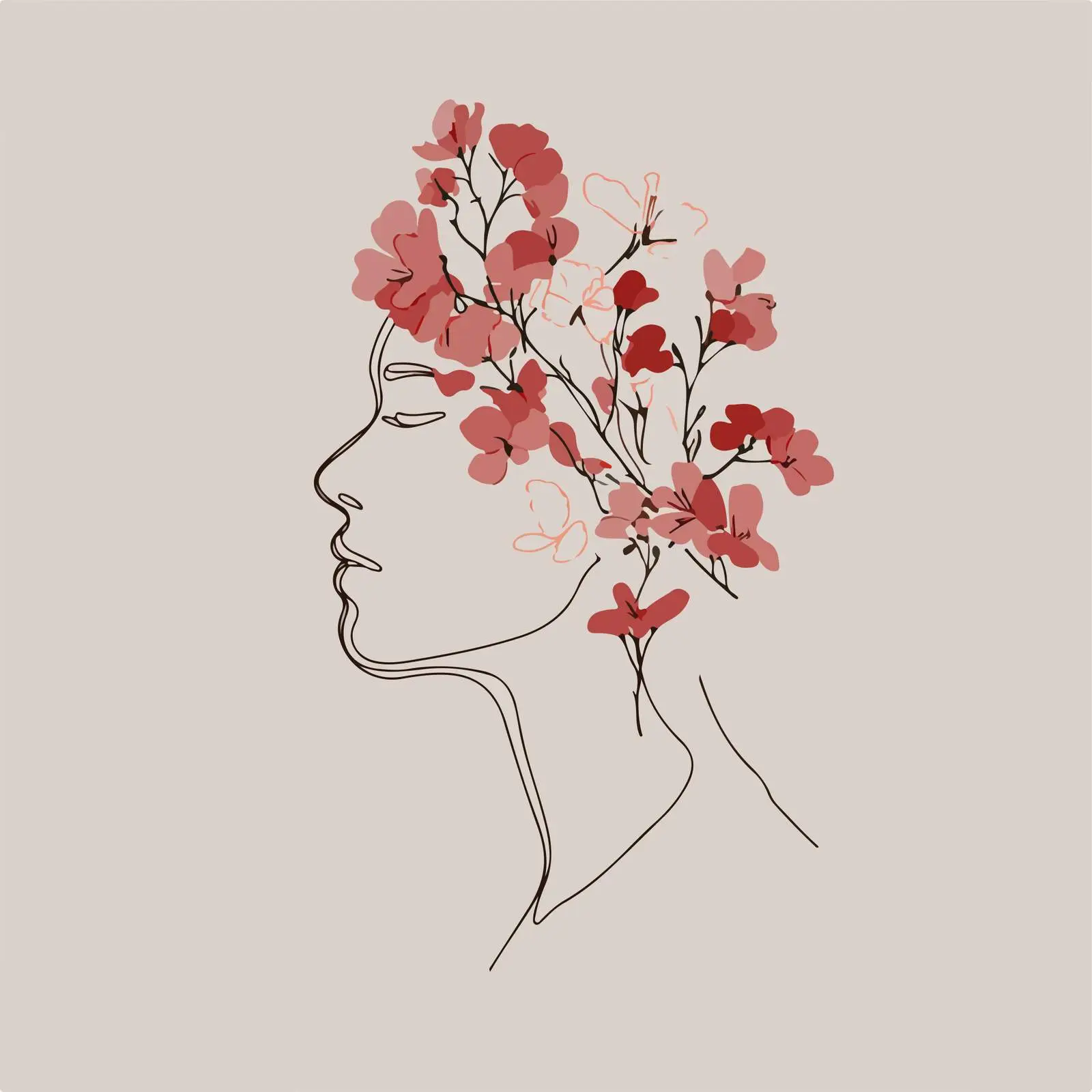 Elegant Floral Headline Artwork — free download from Dotvec