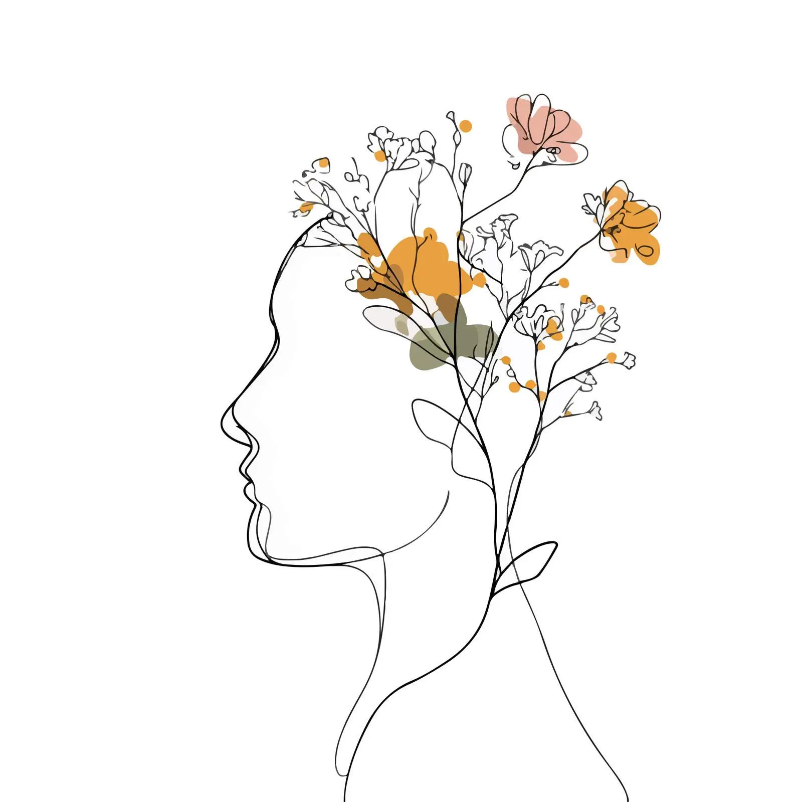 Elegant Floral Headline Illustration — free download from Dotvec