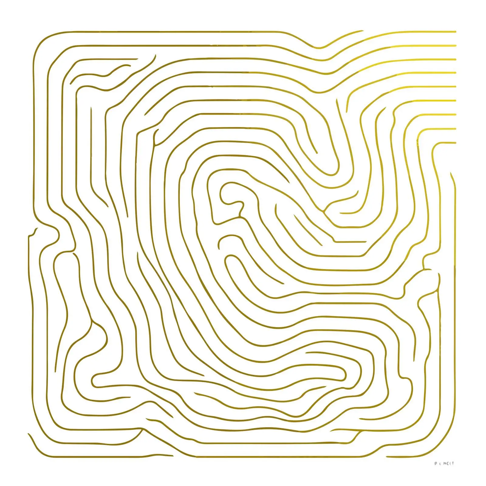 Abstract Maze Line Art — free download from Dotvec