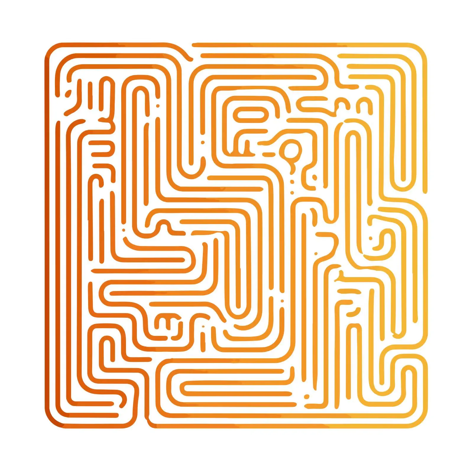 Abstract Maze-Like Line Art — free download from Dotvec