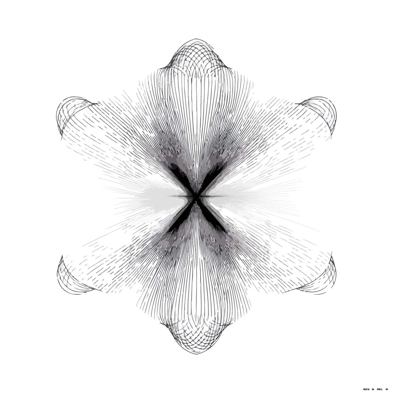 Minimal Geometric Line Pattern Art — free download from Dotvec