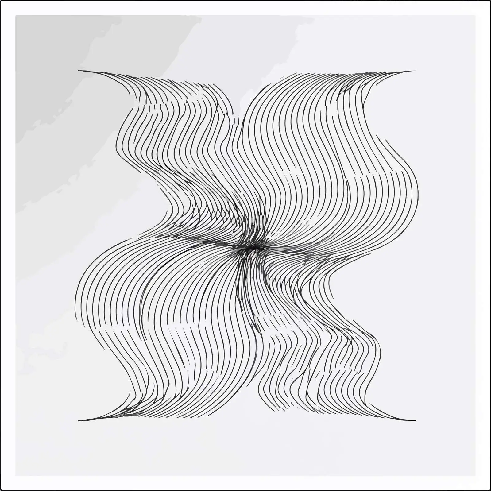 Minimal Geometric Line Pattern Art — free download from Dotvec