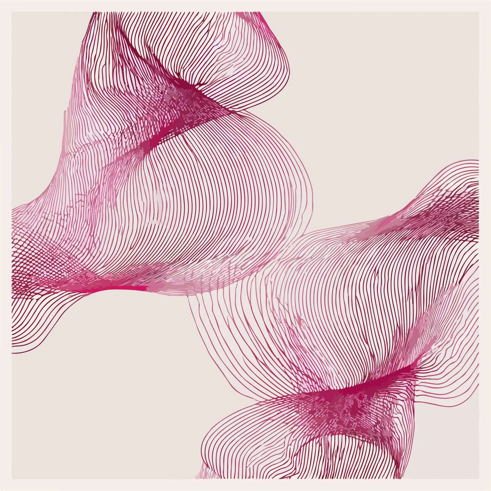 Geometric Line Pattern Art — free download from Dotvec
