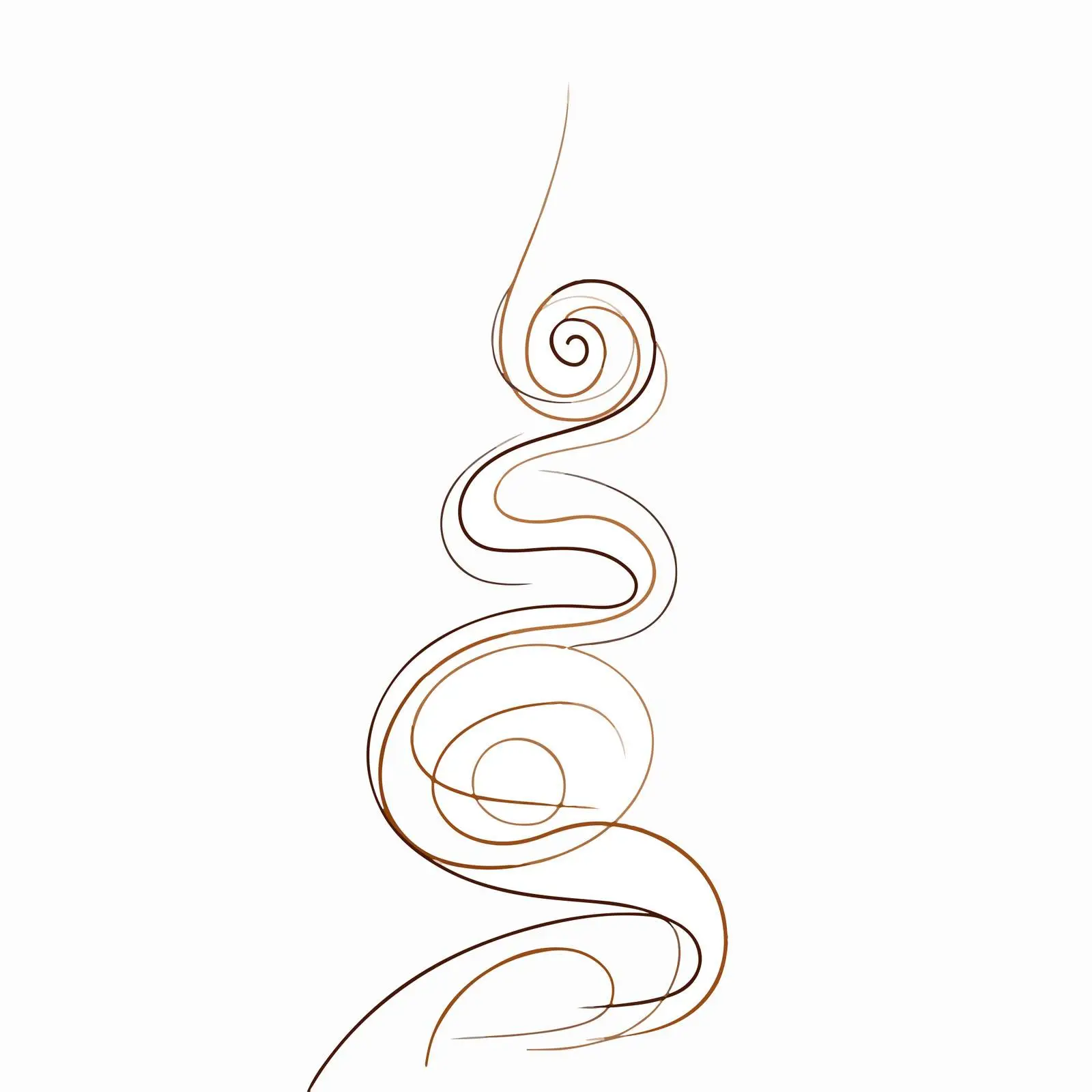 Elegant Spiral Line Art Illustration — free download from Dotvec