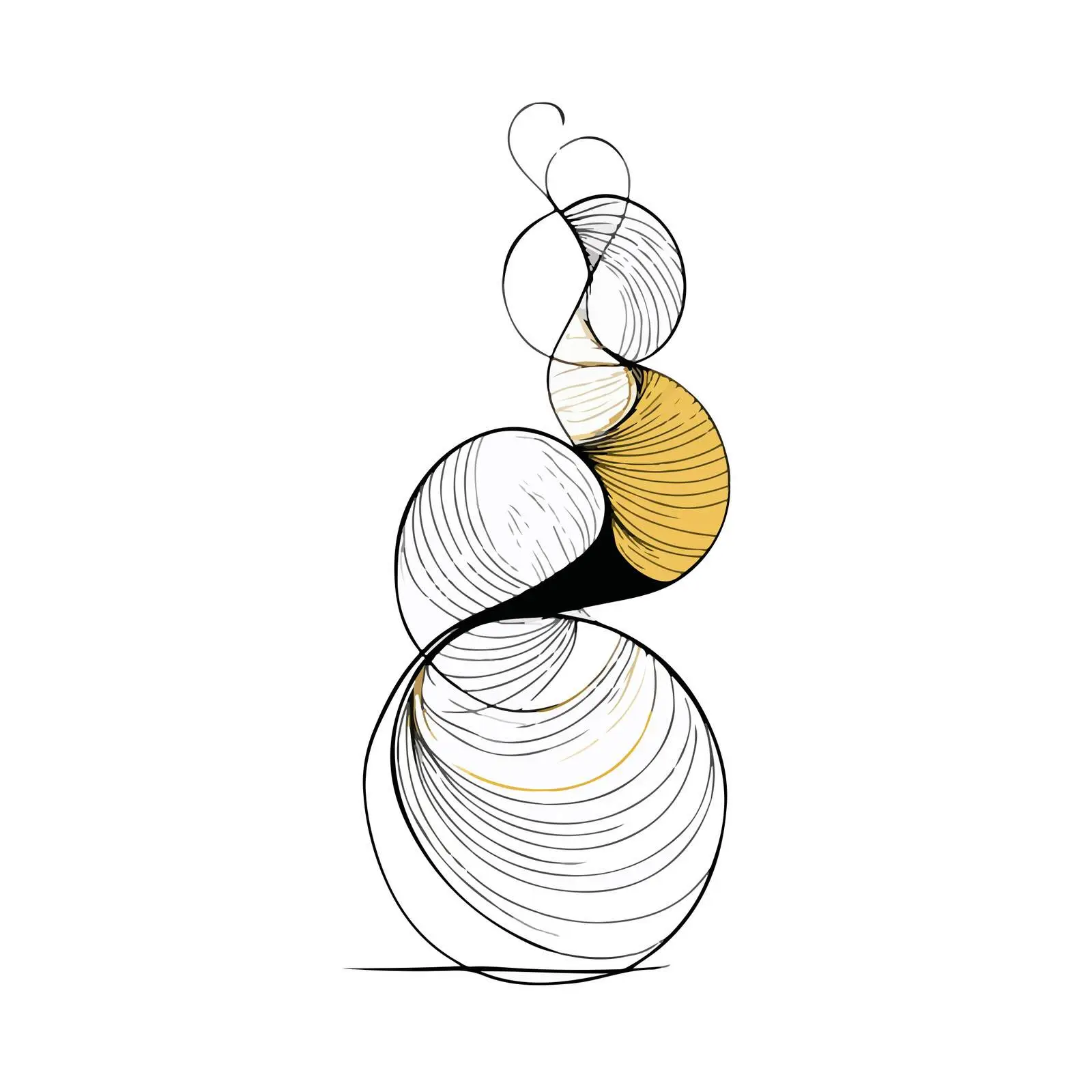 Spiral Line Art Creation — free download from Dotvec
