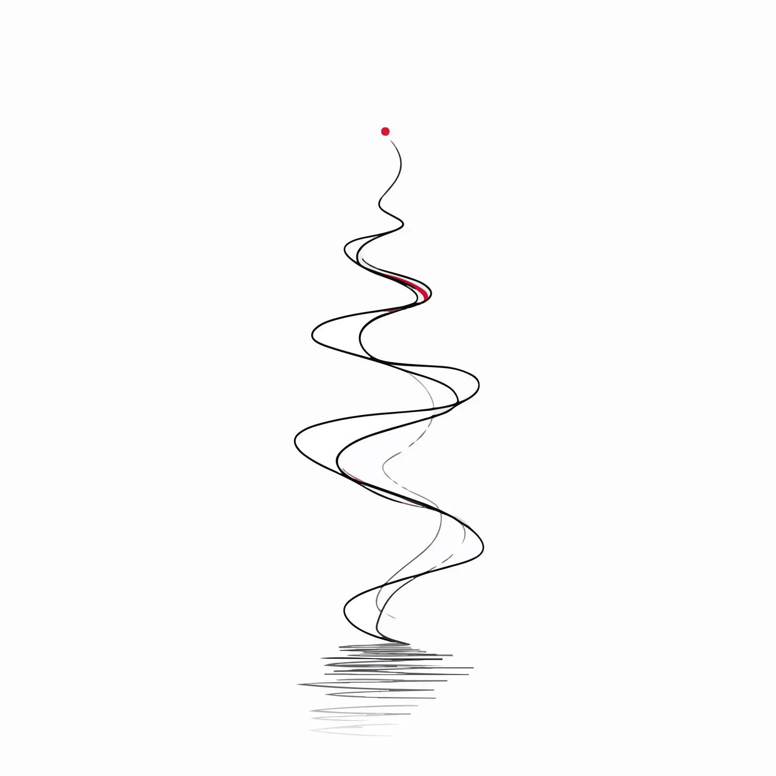 Spiral Line Art Illustration — free download from Dotvec