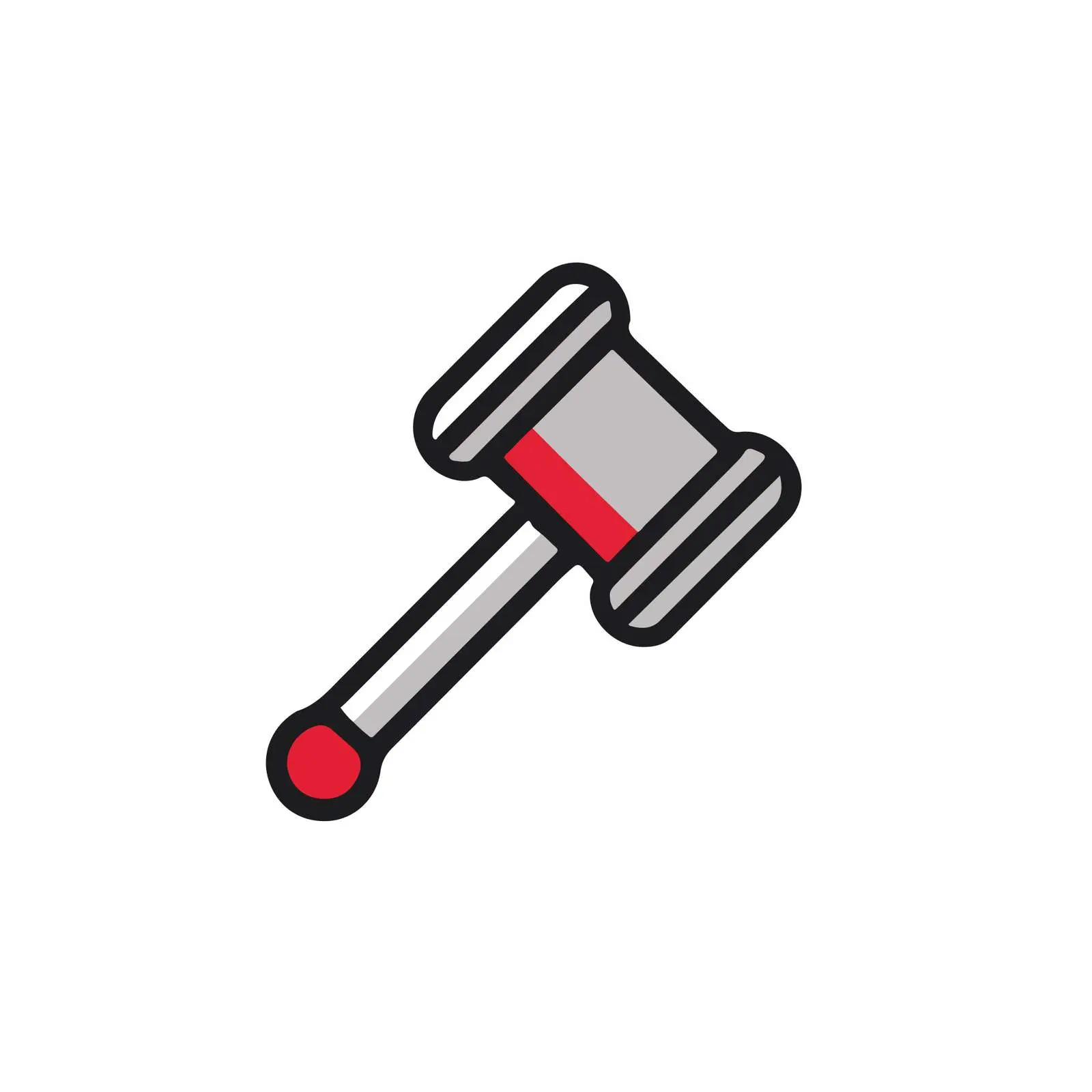 Minimal Mallet Vector Illustration — free download from Dotvec